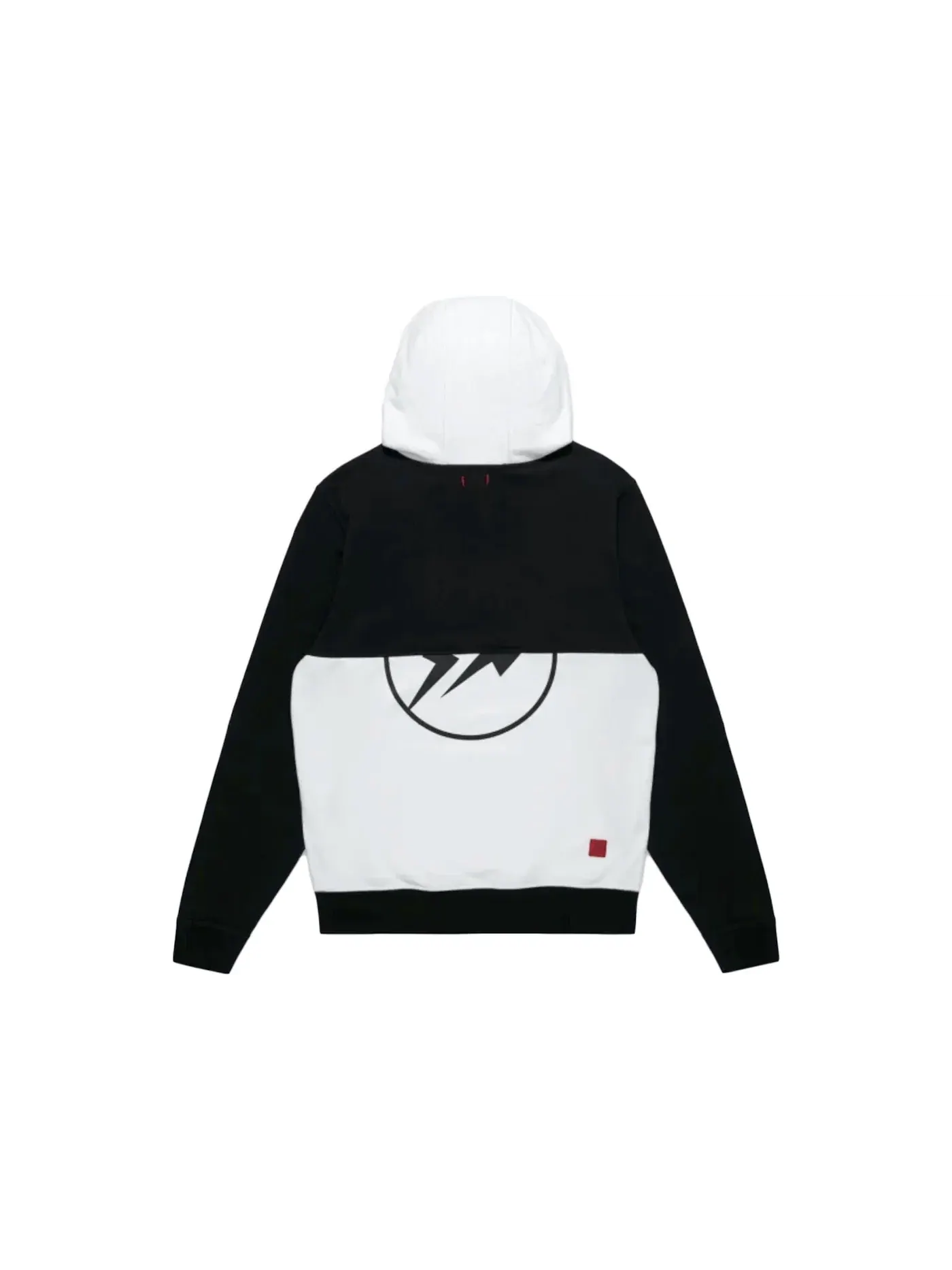 Мужской худи с принтом CLOT Fragment Panda Hoodie — изображение 2 из 2, белый/черный
