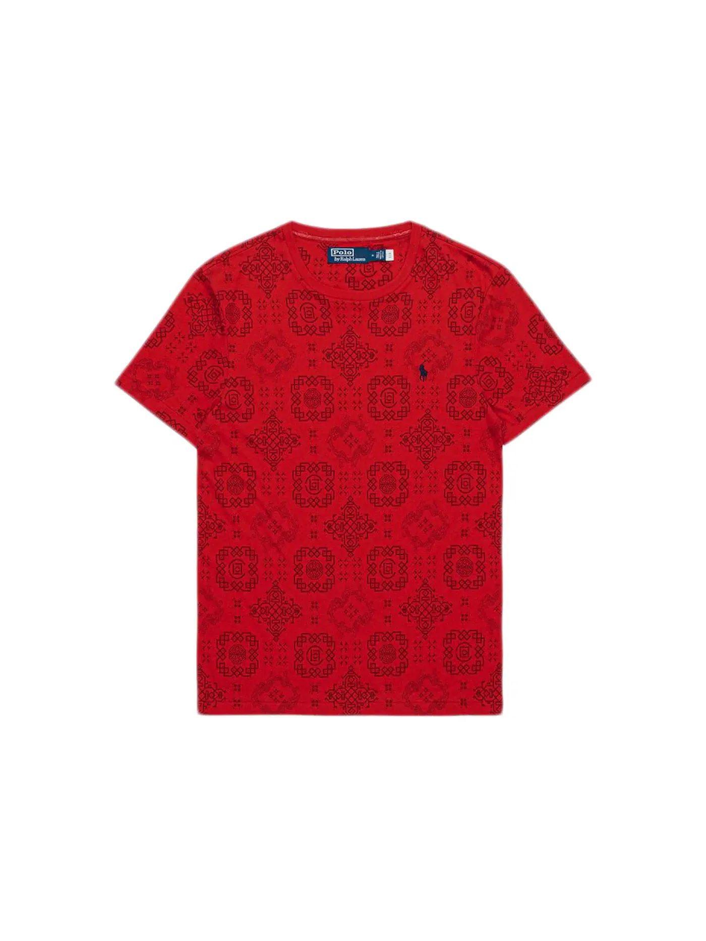 Мужская футболка с принтом S/S CN T-Shirt CLOT — изображение 1 из 2, красный