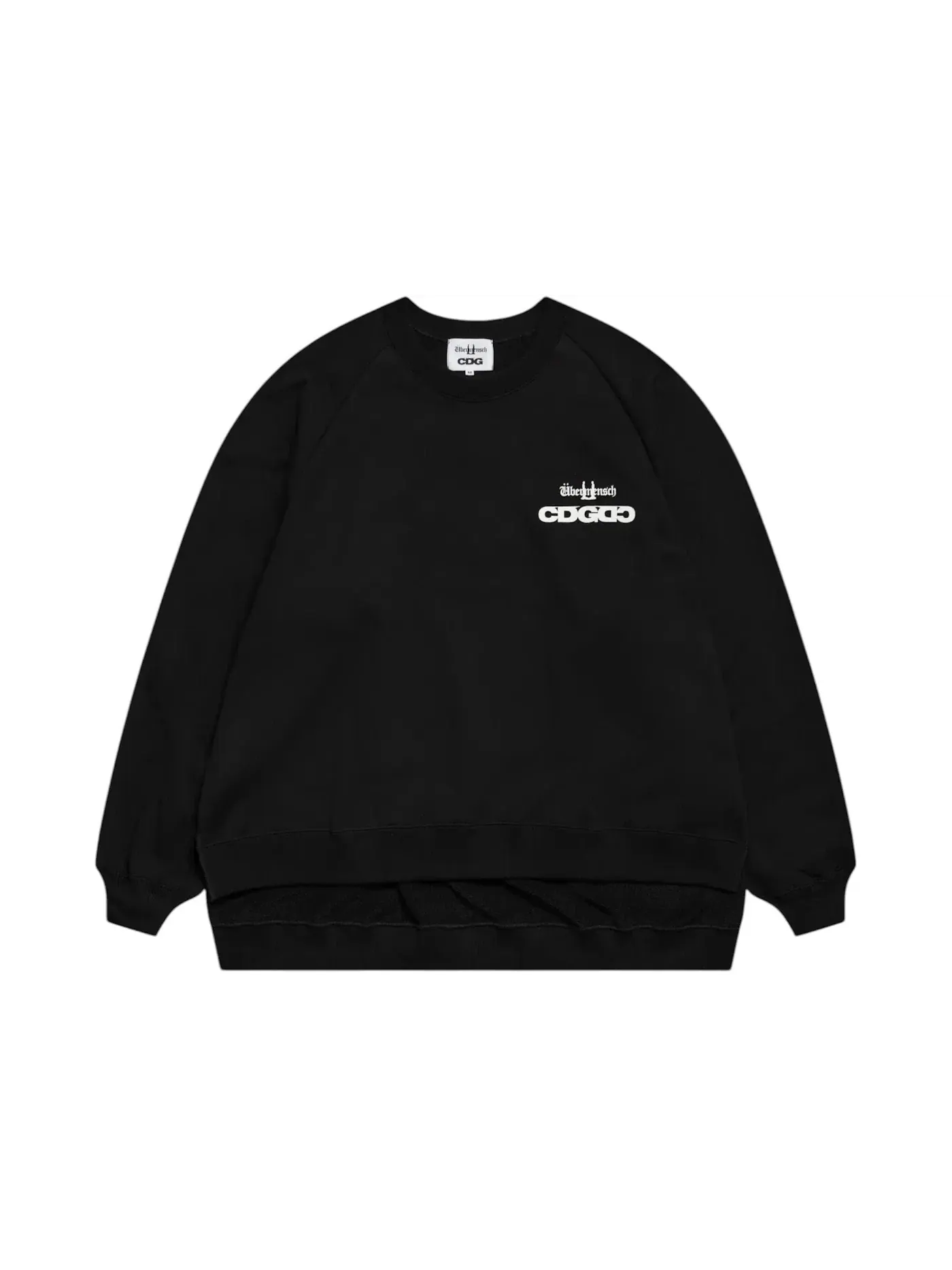 Мужской свитшот реглан с принтом Comme des Garcons G-DRAGON Ubermensch — изображение 1 из 2, черный
