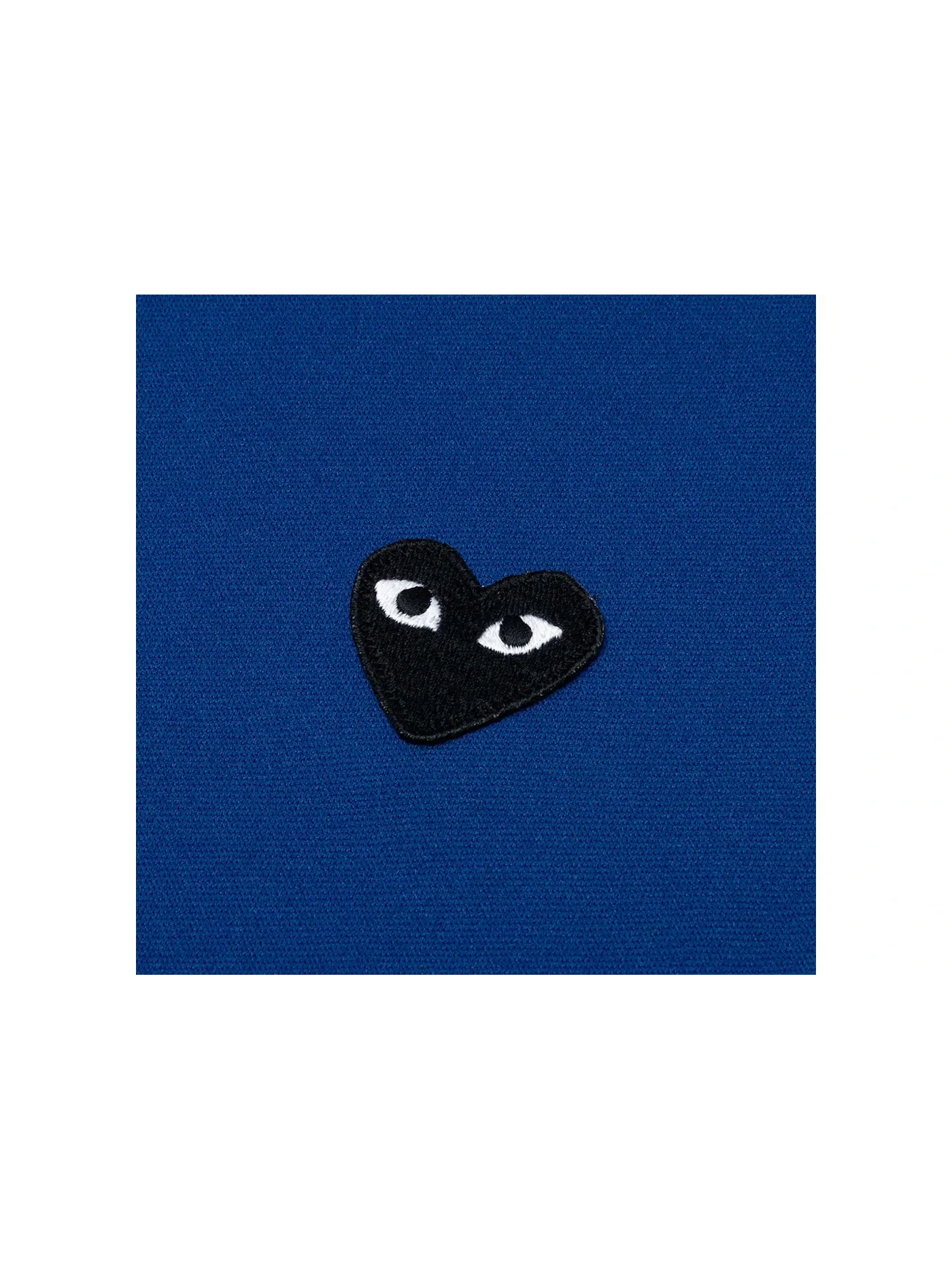 Унисекс худи на молнии с принтом Big Black Heart Comme des Garcons PLAY — изображение 3 из 3, темно-синий