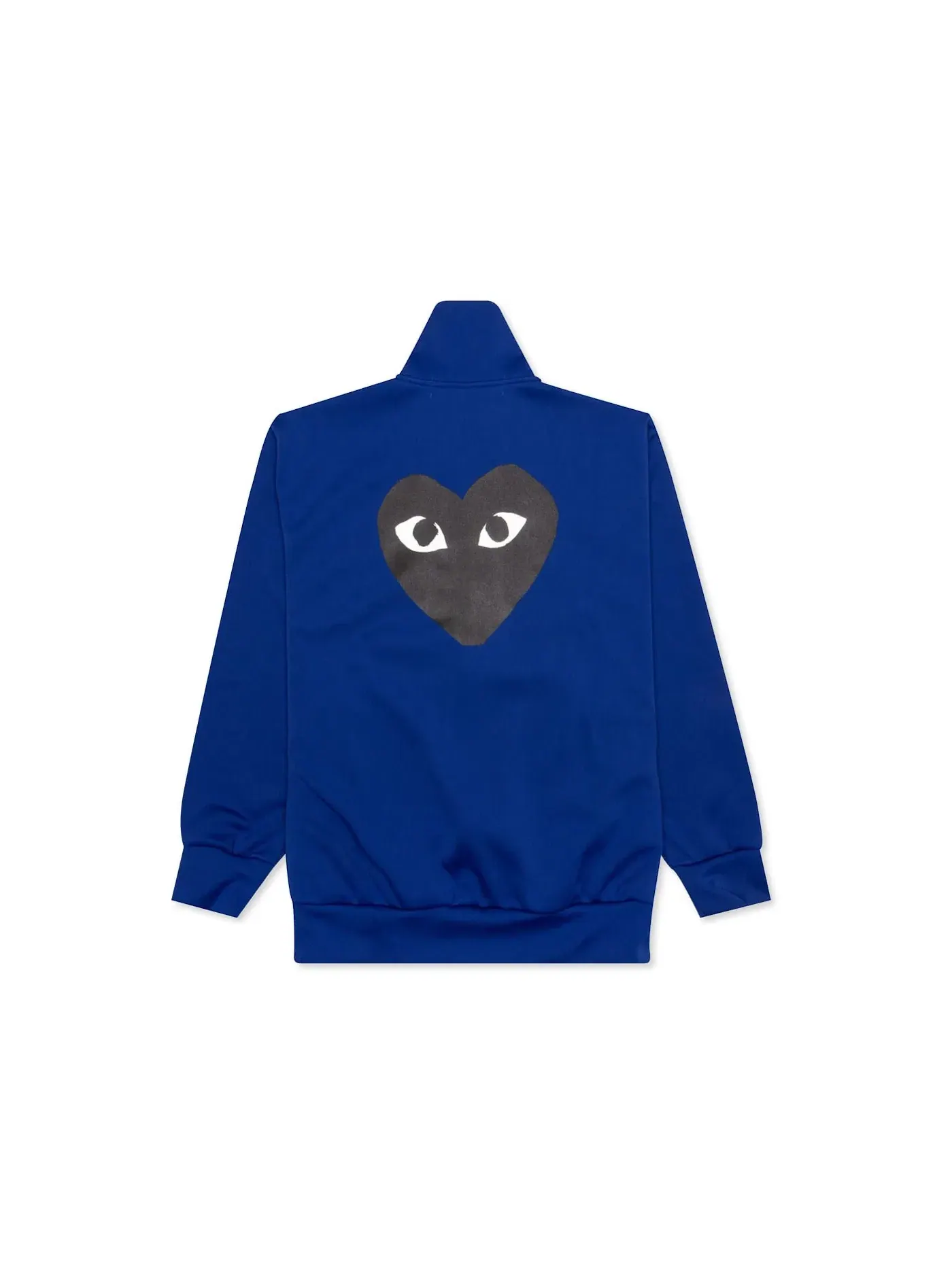Детская толстовка на молнии с принтом Big Black Heart Comme des Garcons PLAY — изображение 2 из 3, темно-синий