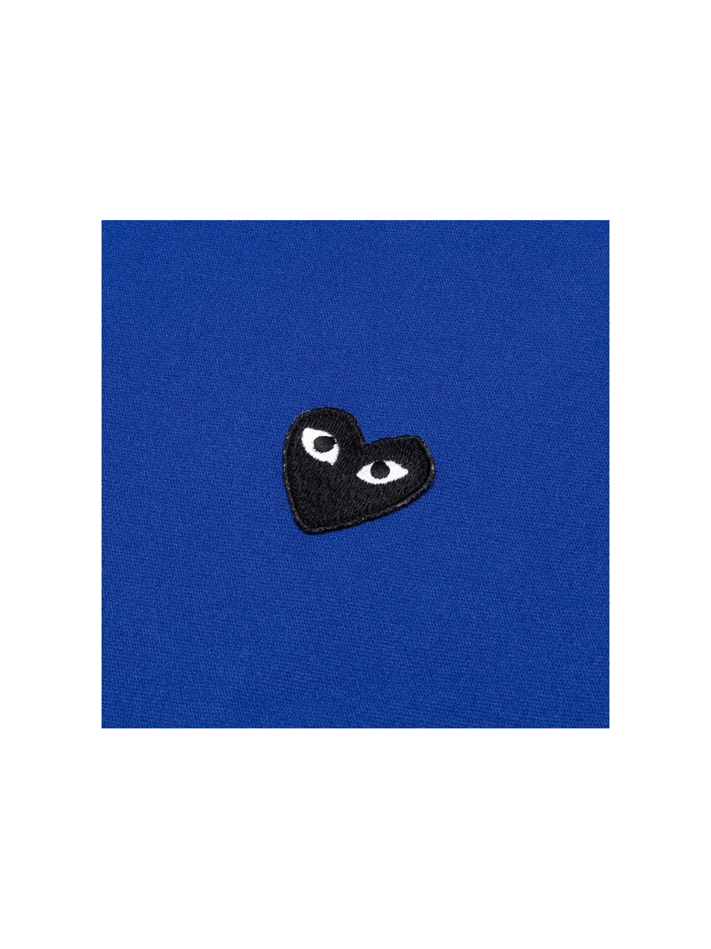 Детская толстовка на молнии с принтом Big Black Heart Comme des Garcons PLAY — изображение 3 из 3, темно-синий