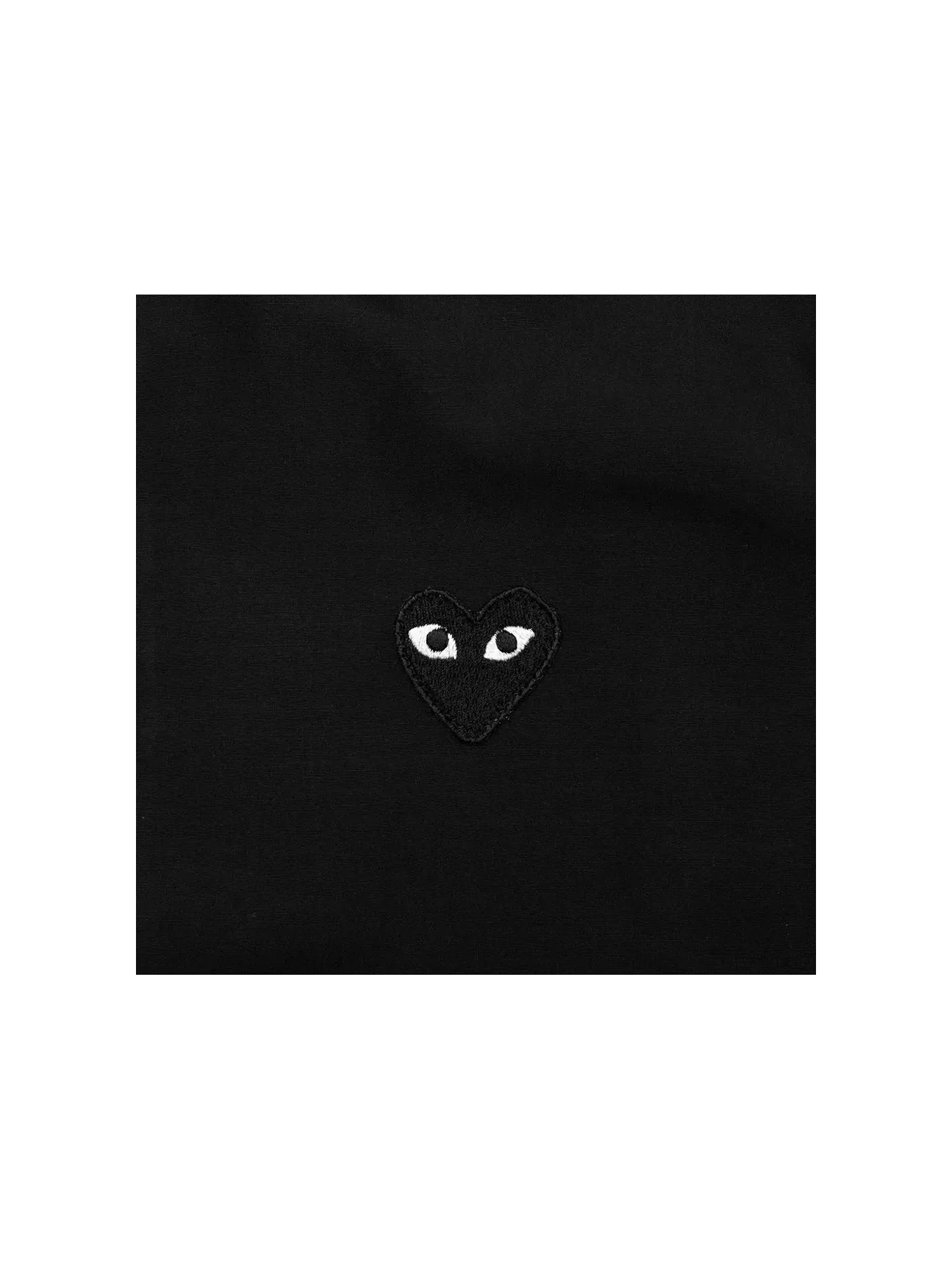 Детская рубашка с принтом Comme des Garcons PLAY — изображение 2 из 3, черный
