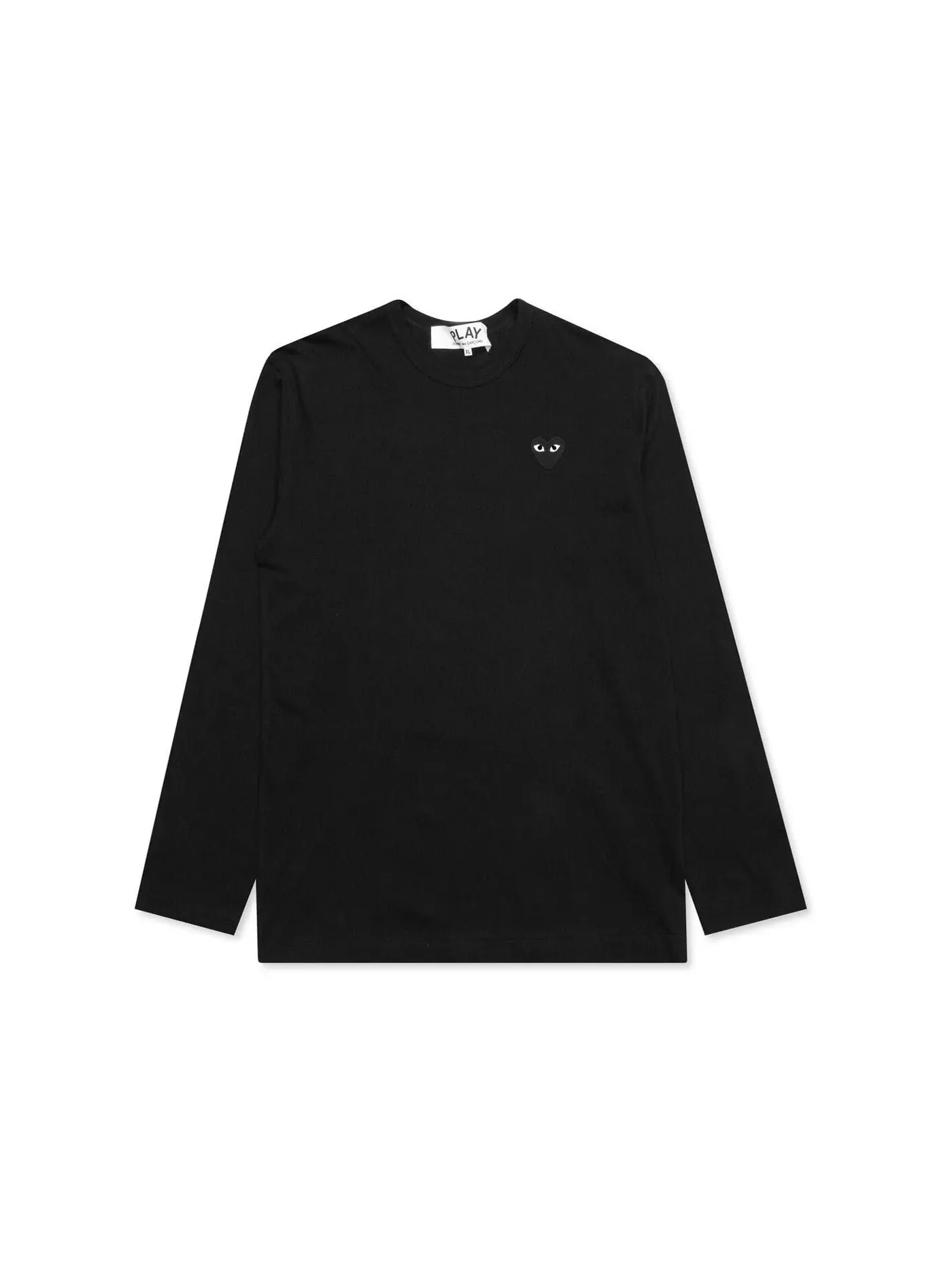 Унисекс футболка с длинным рукавом Comme des Garcons PLAY — изображение 1 из 2, черный