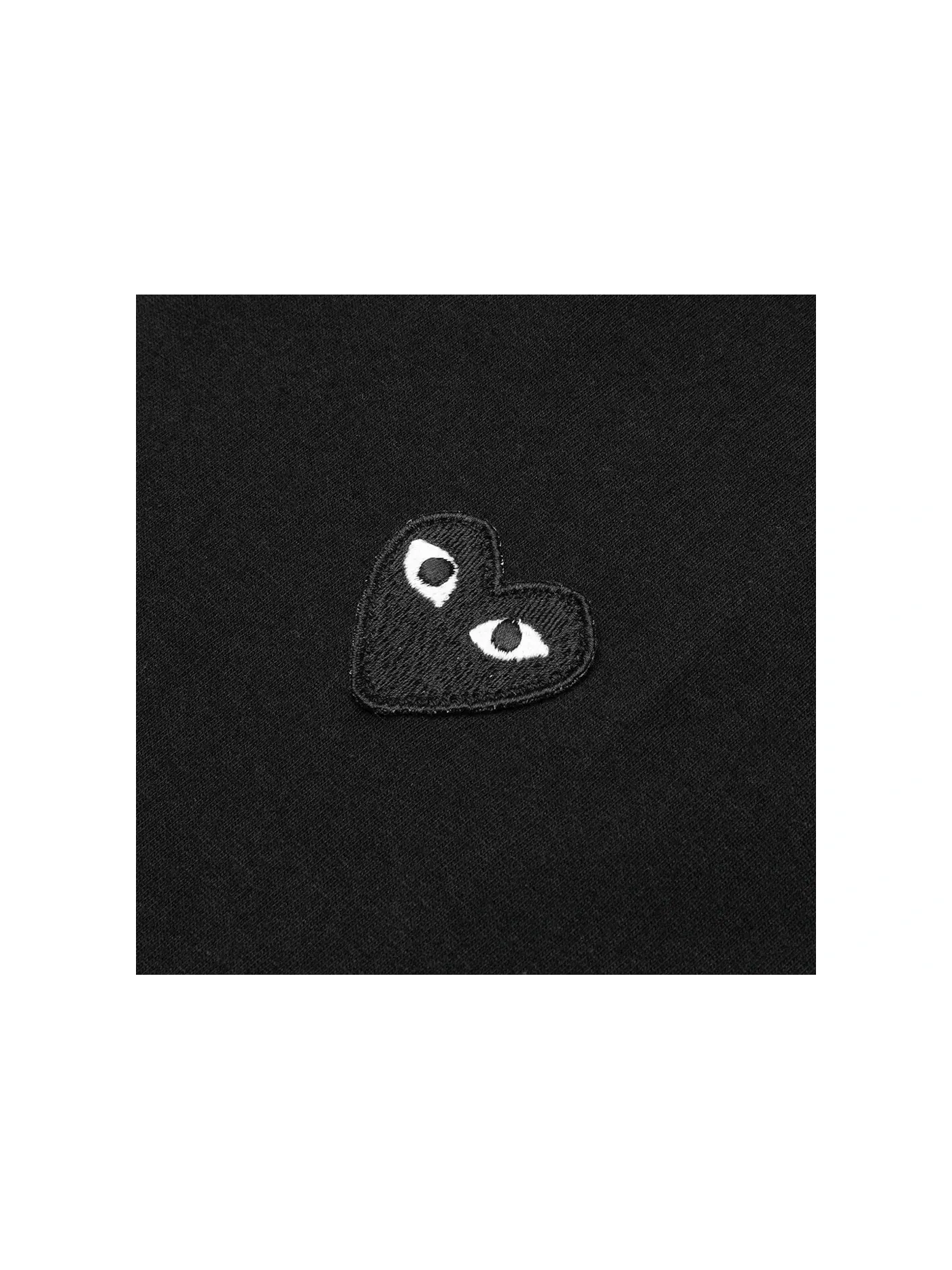 Унисекс футболка с длинным рукавом Comme des Garcons PLAY — изображение 2 из 2, черный