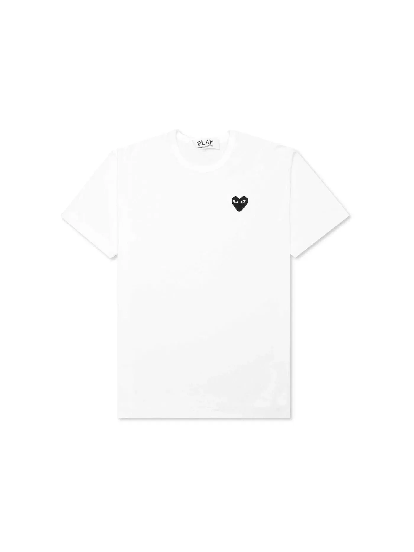 Футболка с принтом T-Shirt Comme des Garcons PLAY — изображение 1 из 2, белый