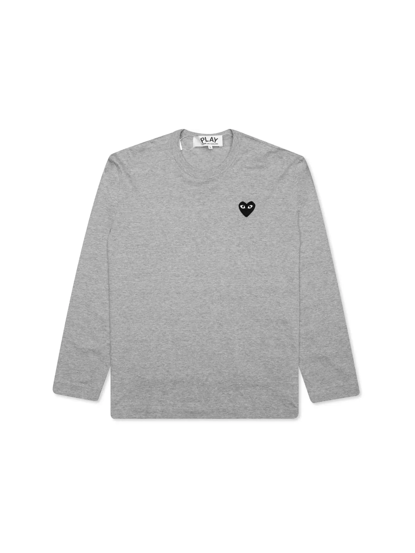Женская футболка с длинным рукавом Comme des Garcons PLAY — изображение 1 из 2, серый