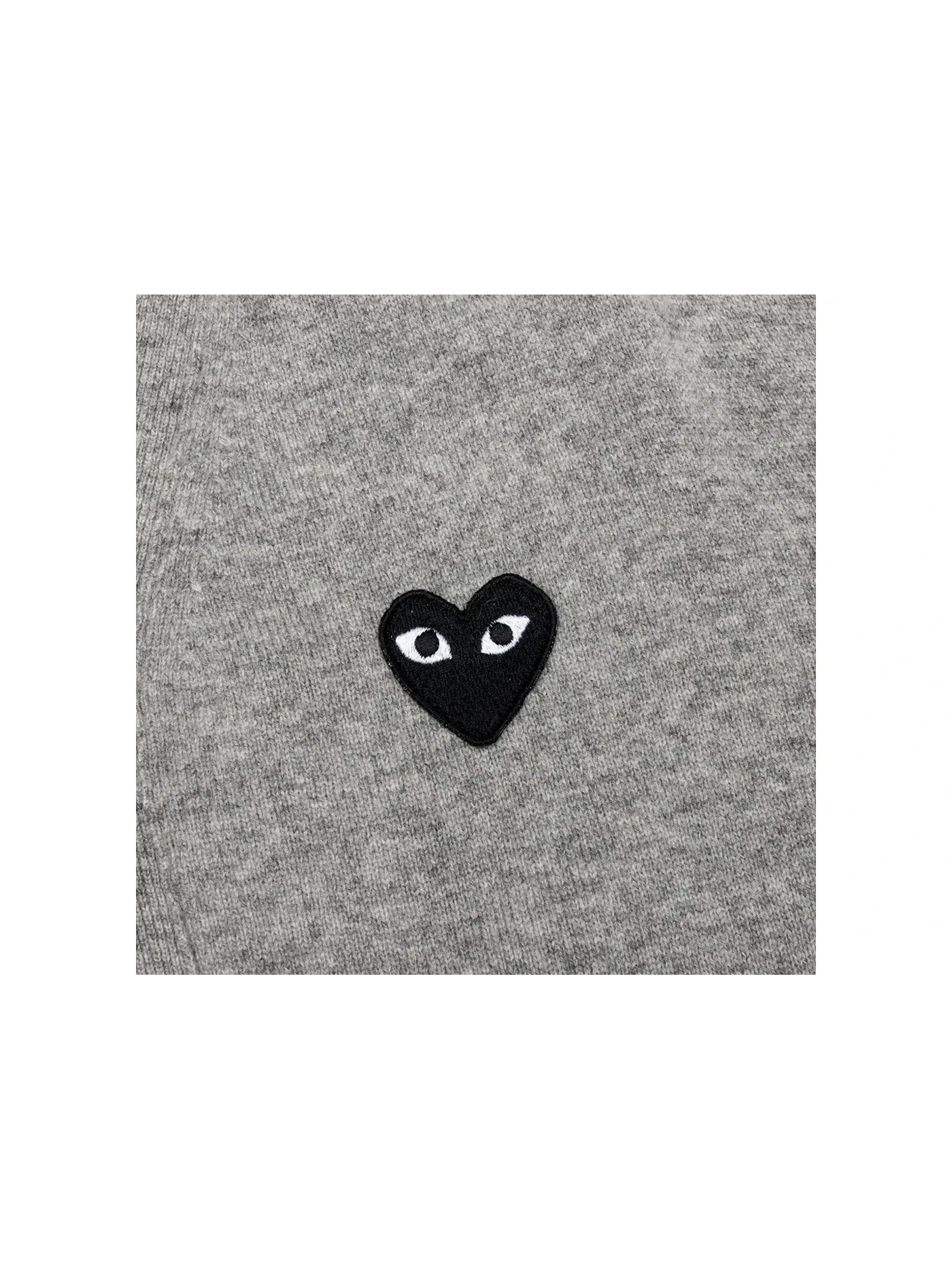 Унисекс-свитер с принтом Sweater Comme des Garcons PLAY — изображение 2 из 2, серый