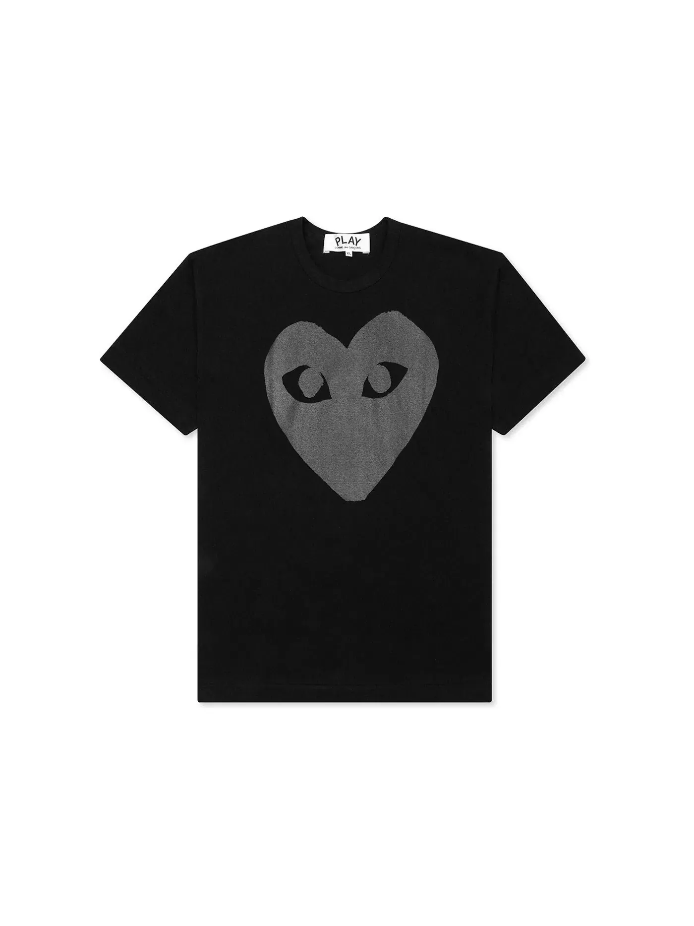 Футболка с принтом T-shirt Comme des Garcons PLAY — изображение 1 из 3, черный