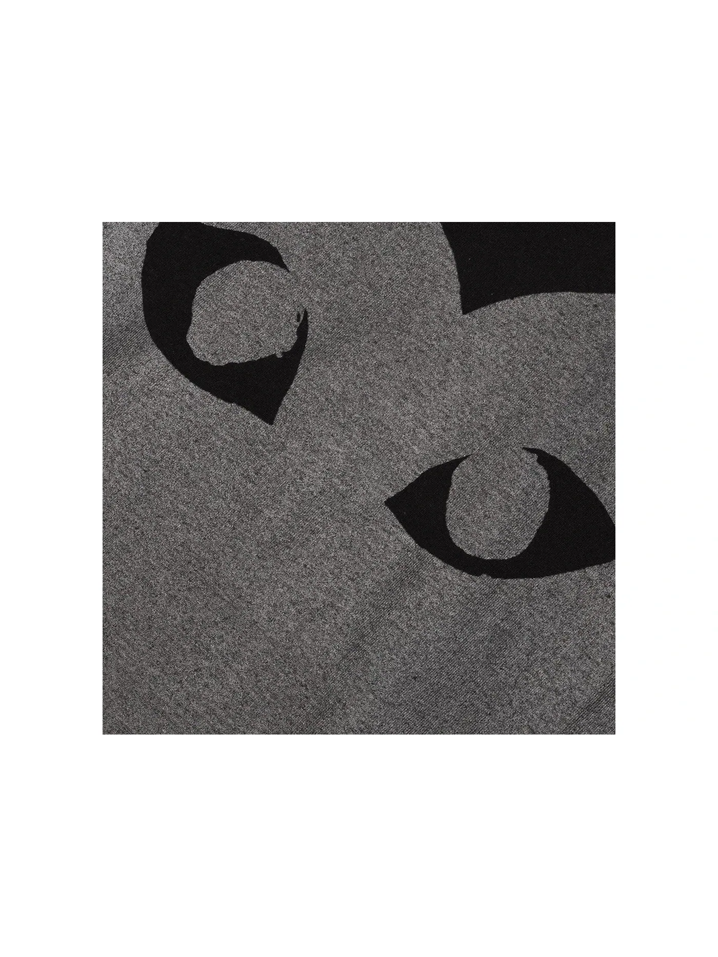 Футболка с принтом T-shirt Comme des Garcons PLAY — изображение 3 из 3, черный
