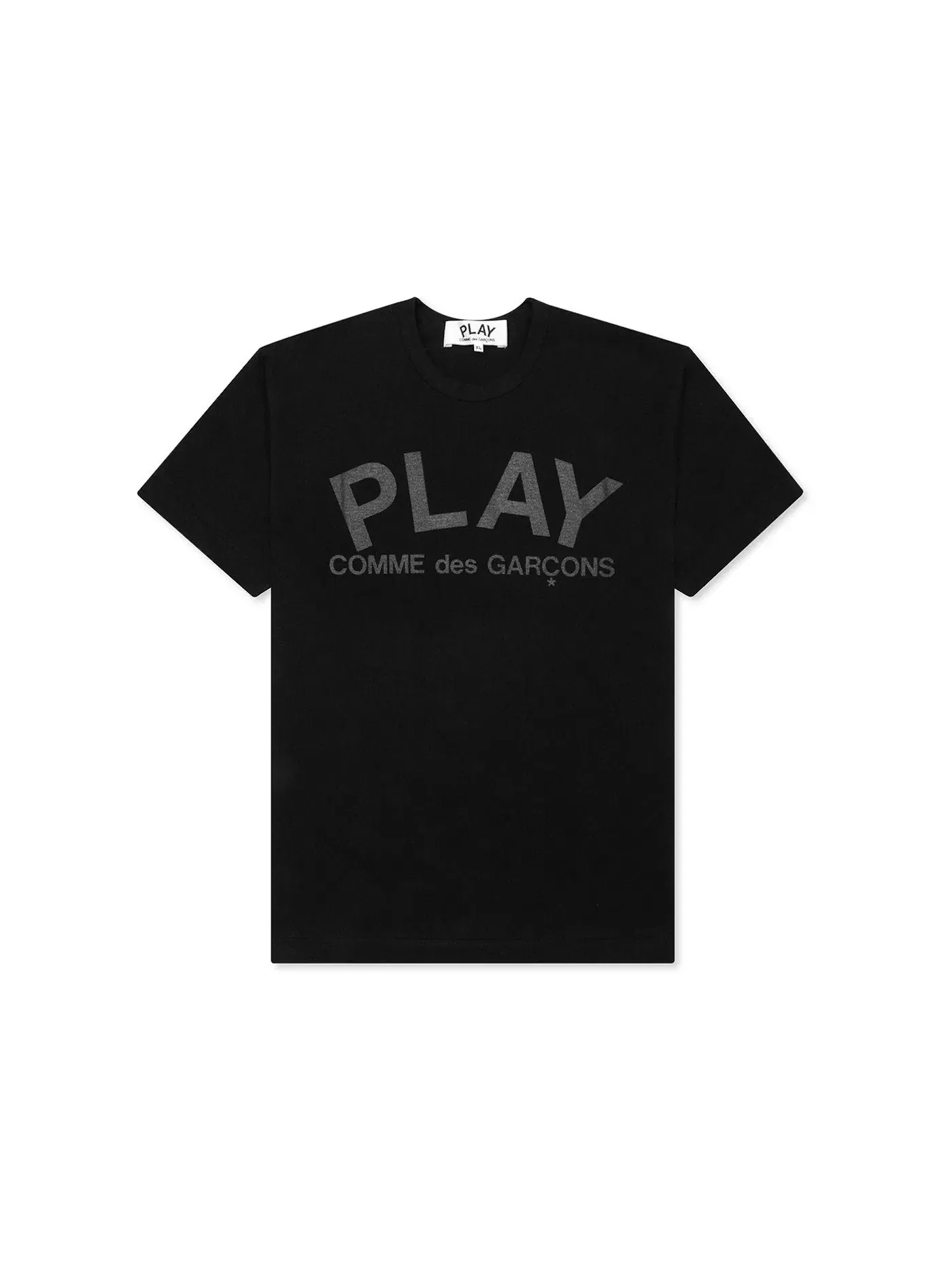 Унисекс футболка с принтом Comme des Garcons PLAY T-shirt — изображение 1 из 3, черный