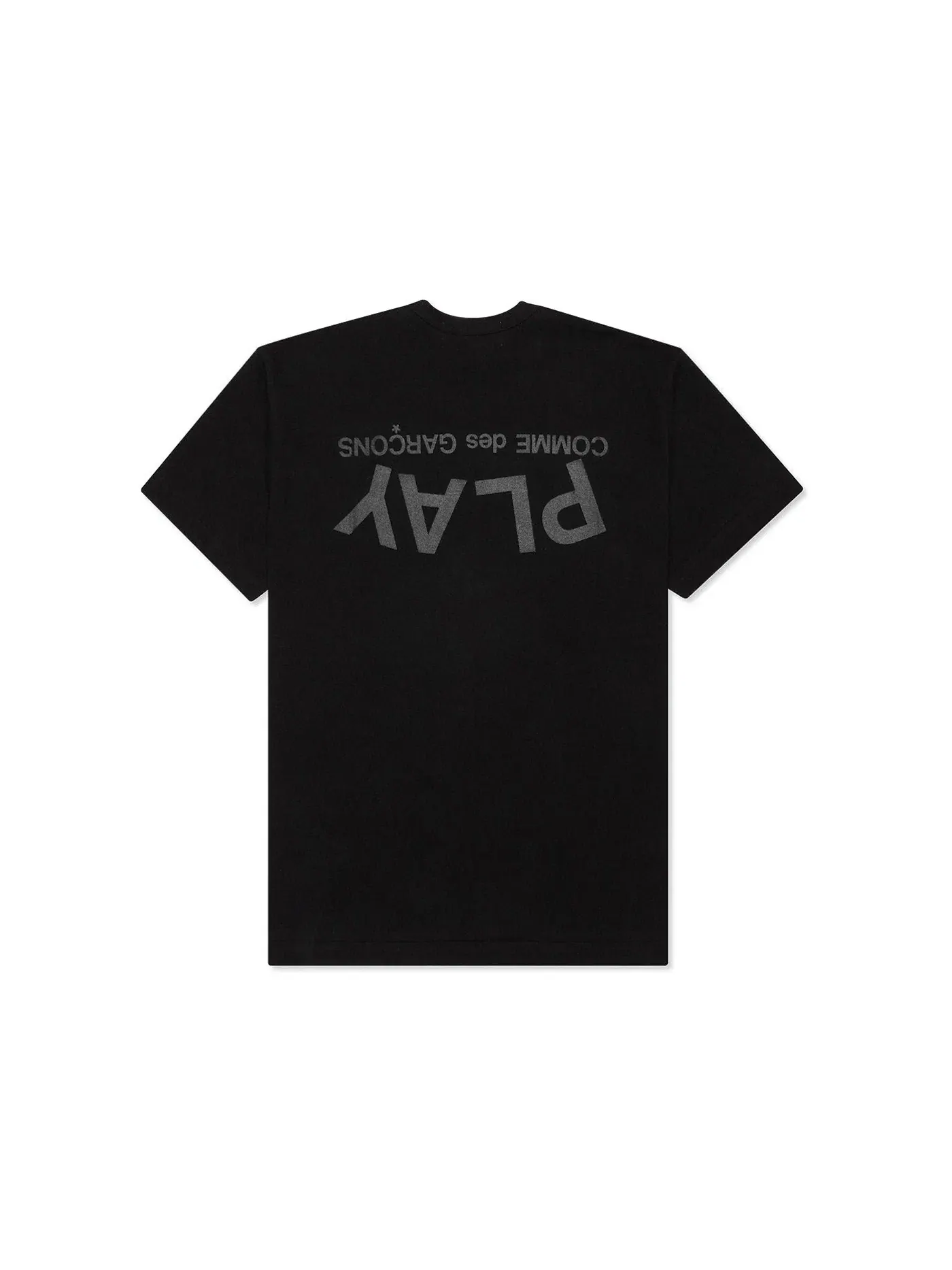 Унисекс футболка с принтом Comme des Garcons PLAY T-shirt — изображение 2 из 3, черный