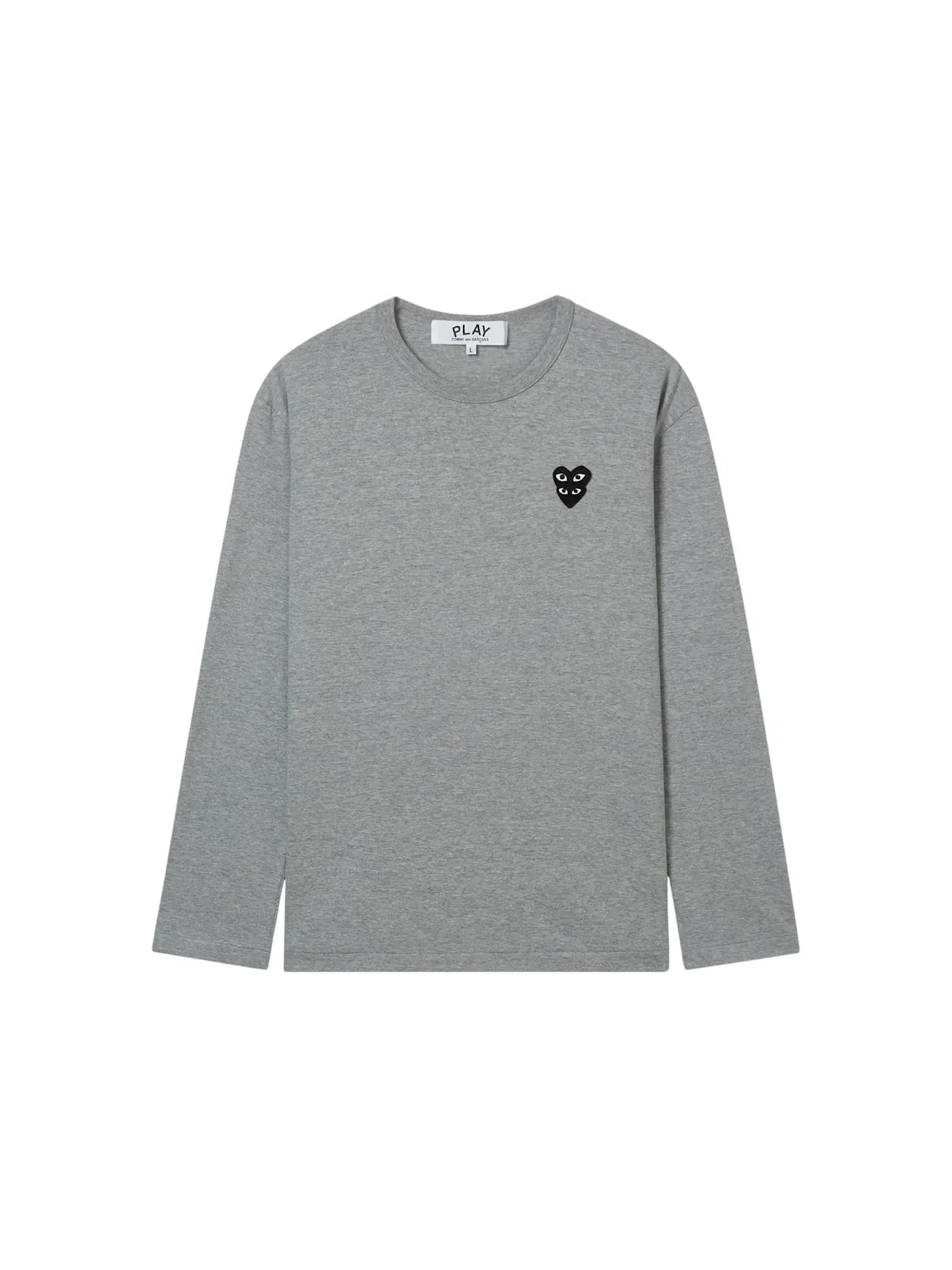 Футболка с длинным рукавом Comme des Garcons PLAY — изображение 1 из 1, серый