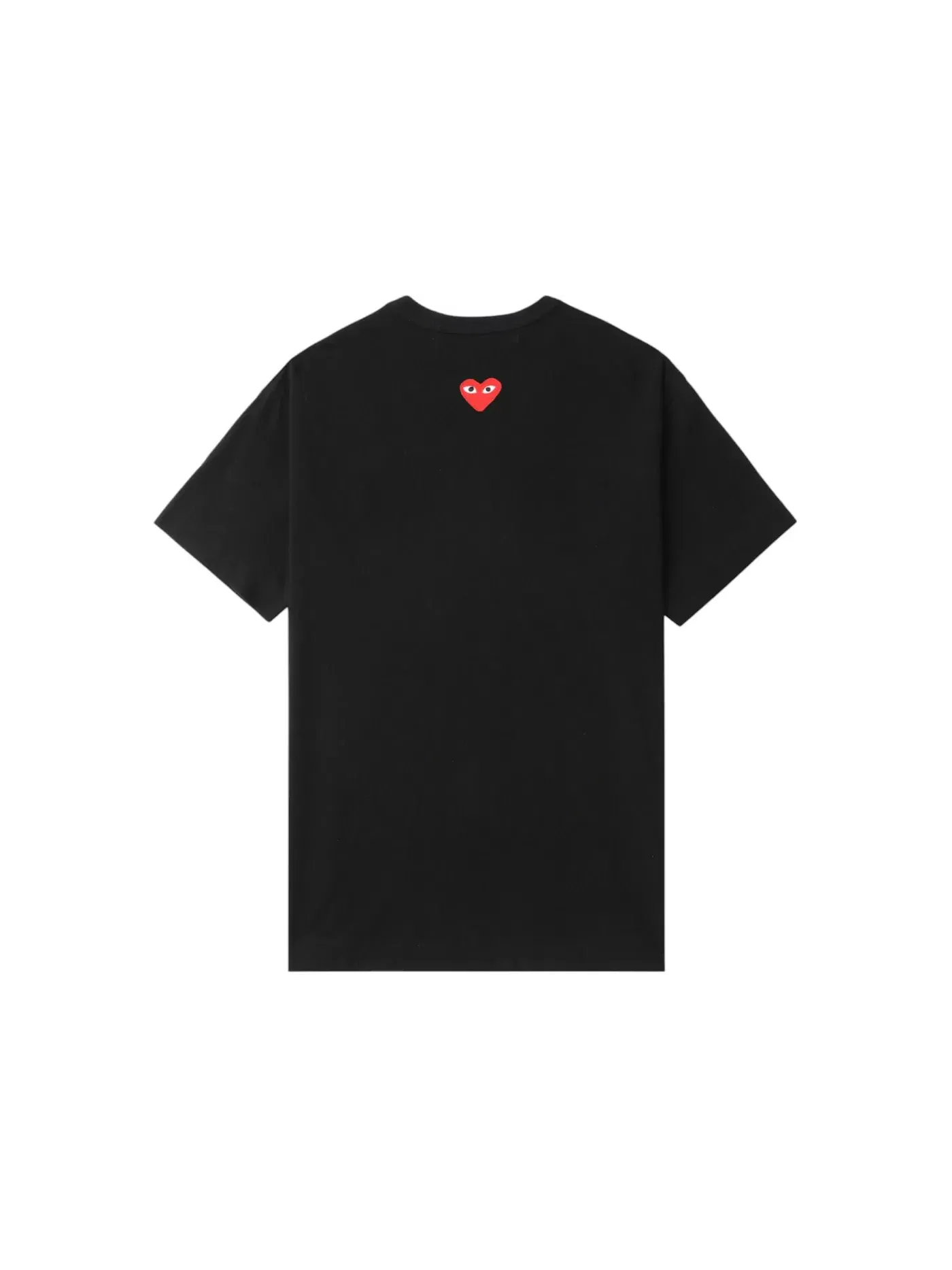Детская футболка с принтом Tee Comme des Garcons PLAY — изображение 2 из 2, черный/красный