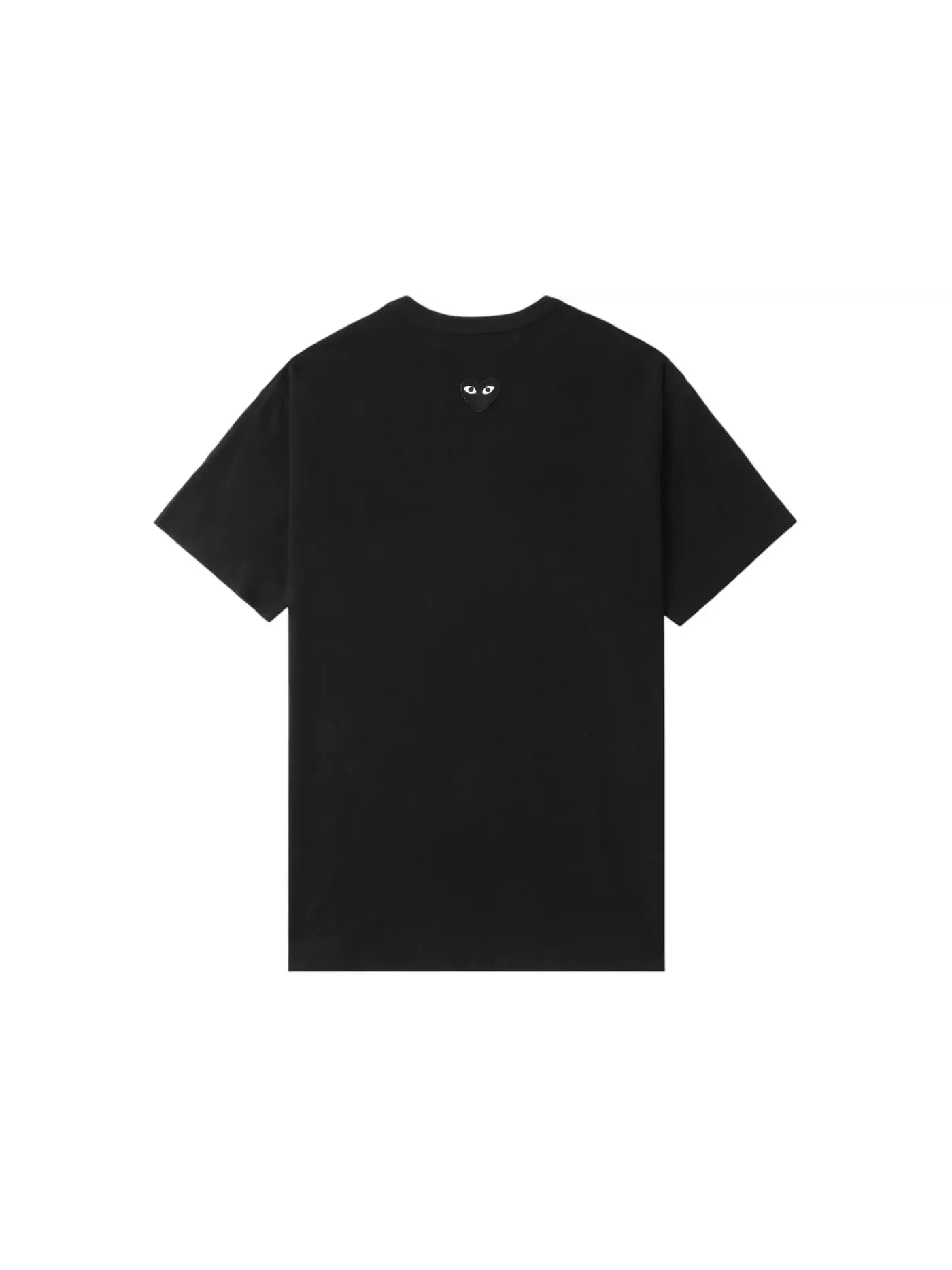 Унисекс футболка с принтом Heart Emblem Tee Comme des Garcons PLAY — изображение 2 из 2, черный