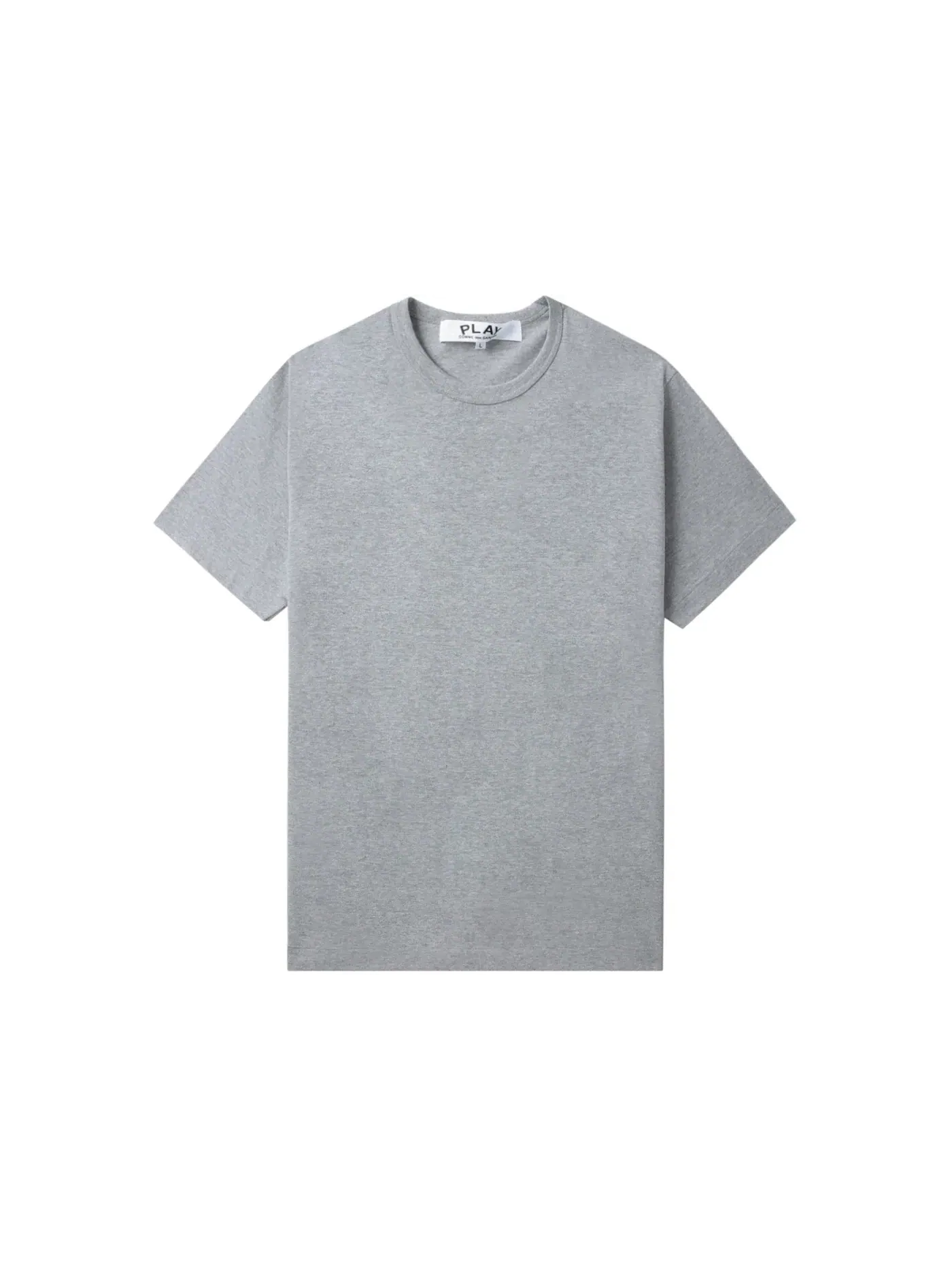 Детская футболка с принтом Comme des Garcons PLAY Tee — изображение 1 из 2, серый/красный