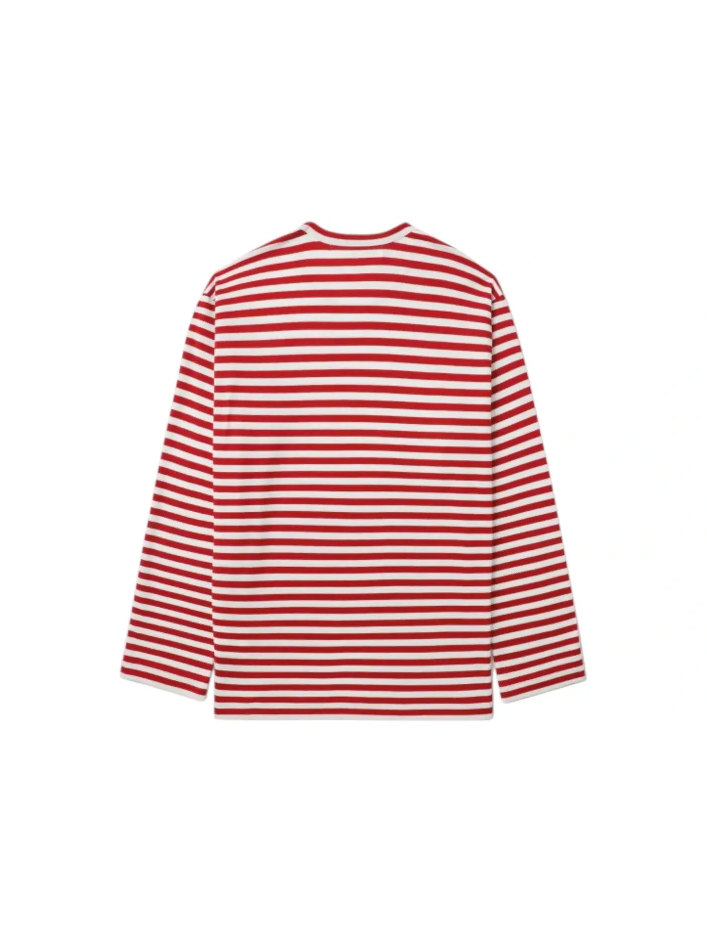 Мужская футболка с длинным рукавом Comme des Garcons PLAY L/S T-shirt — изображение 2 из 2, яркий красный