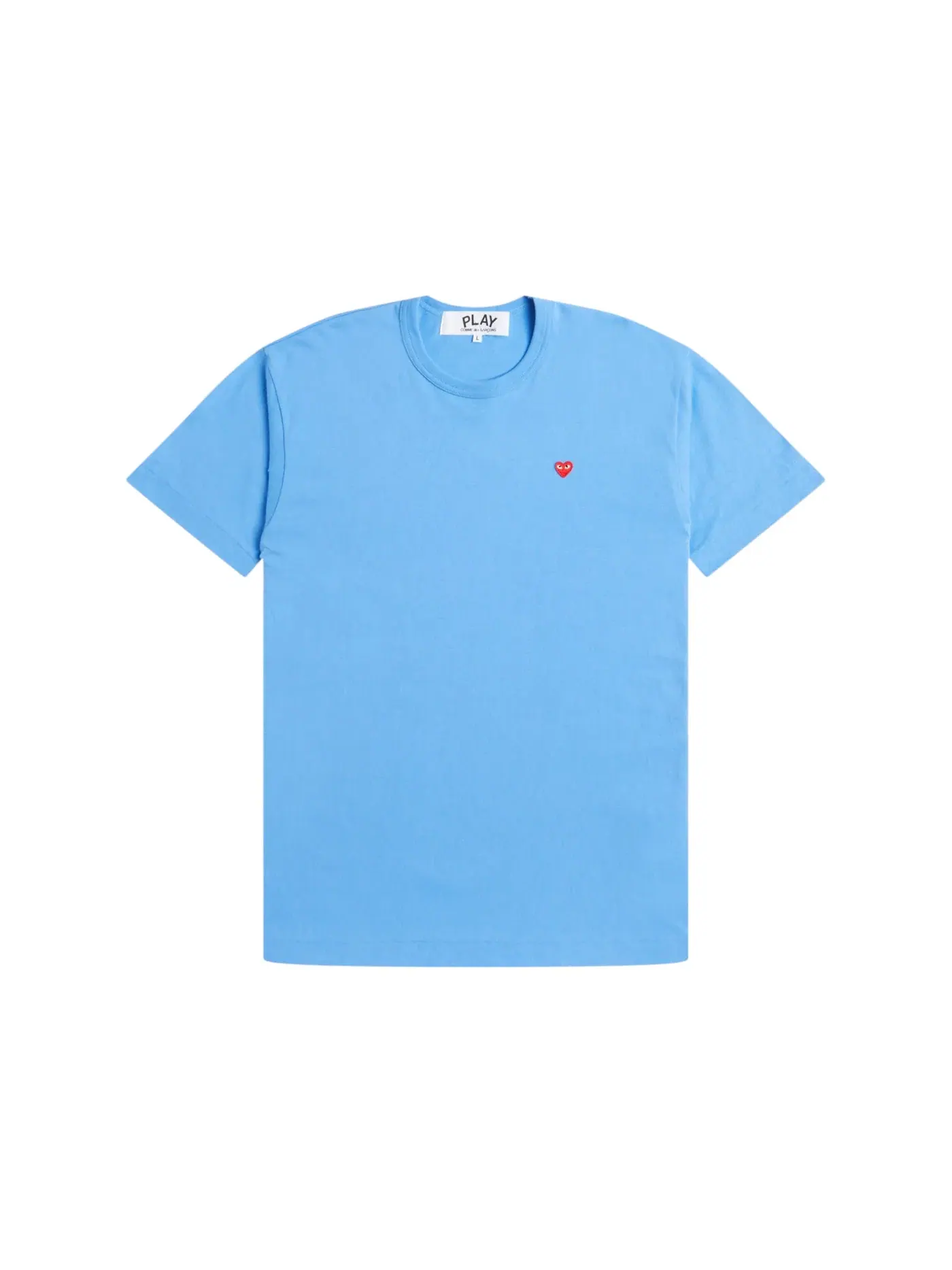 Унисекс футболка с принтом Tee Comme des Garcons PLAY — изображение 1 из 1, синий