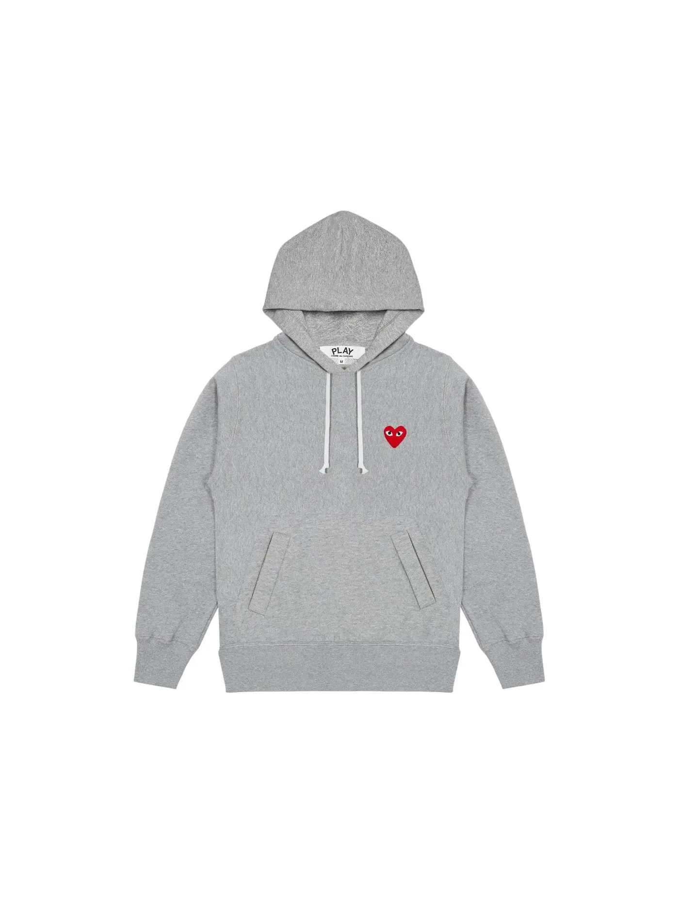 Мужской свитшот с капюшоном Comme des Garcons PLAY — изображение 1 из 1, серый