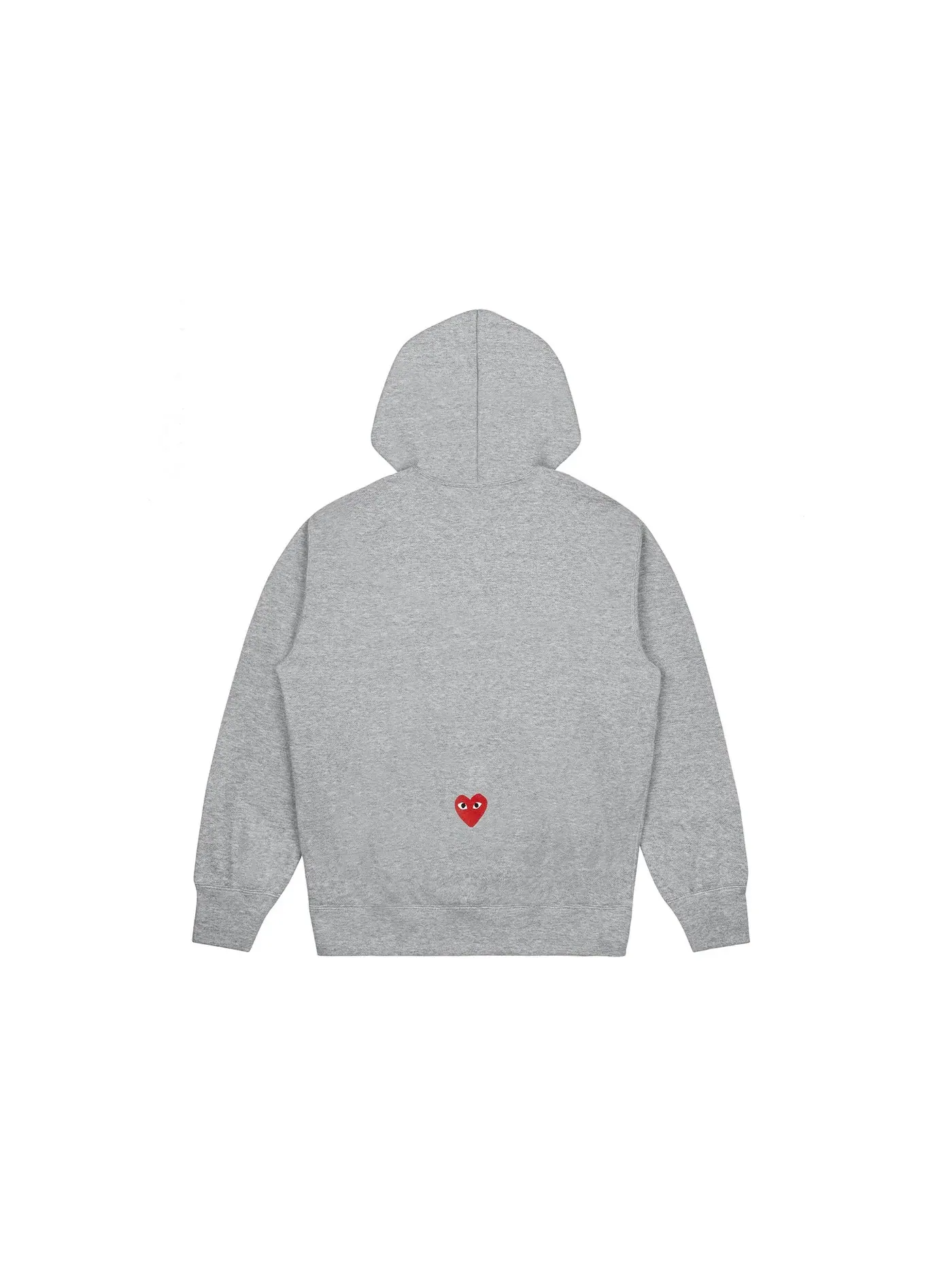 Женская худи с принтом Comme des Garcons PLAY — изображение 2 из 2, серый