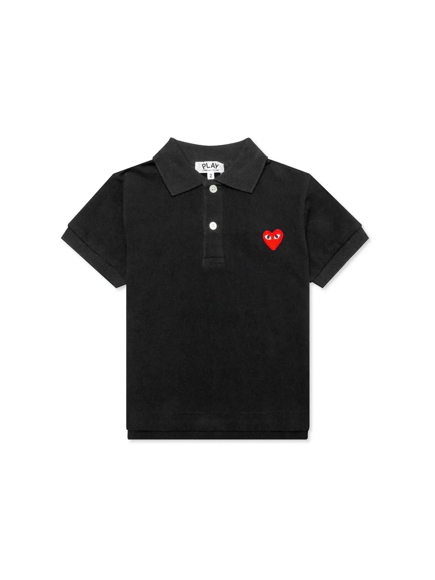 Детская рубашка поло с логотипом Comme des Garcons PLAY — 1