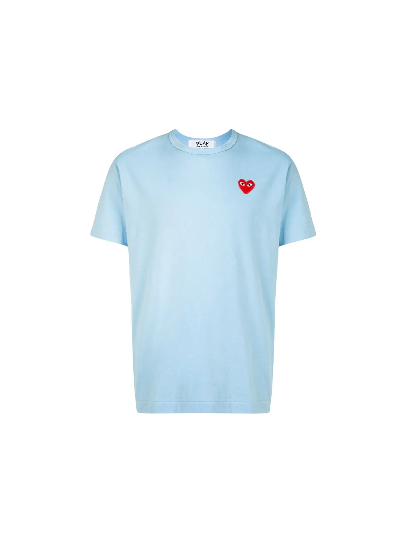 Футболка с принтом Tee Comme des Garcons PLAY — изображение 1 из 1, синий/красный