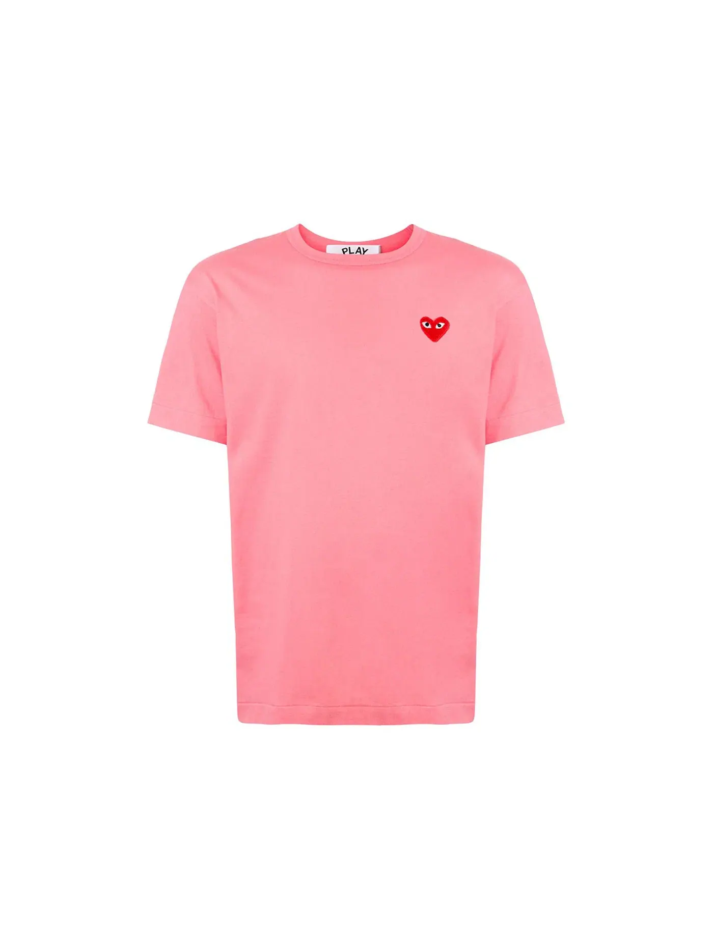 Детская футболка с принтом Tee Comme des Garcons PLAY — изображение 1 из 1, розовый/красный