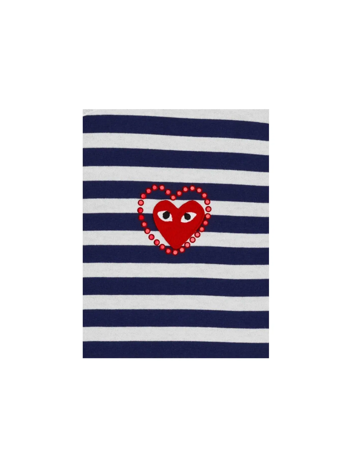 Мужская футболка с длинным рукавом с принтом Comme des Garcons PLAY — изображение 2 из 2, темно-синий