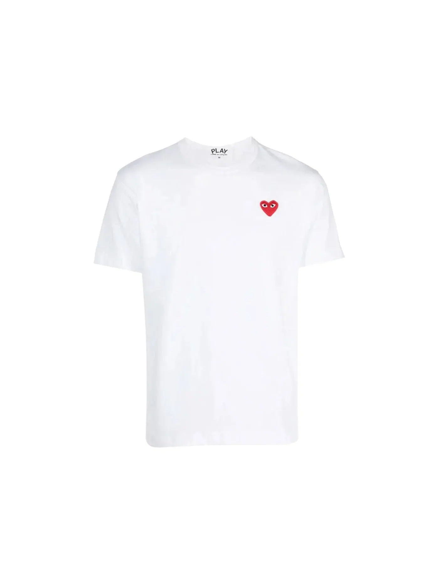 Унисекс футболка с принтом T-shirt Comme des Garcons PLAY — изображение 1 из 2, белый