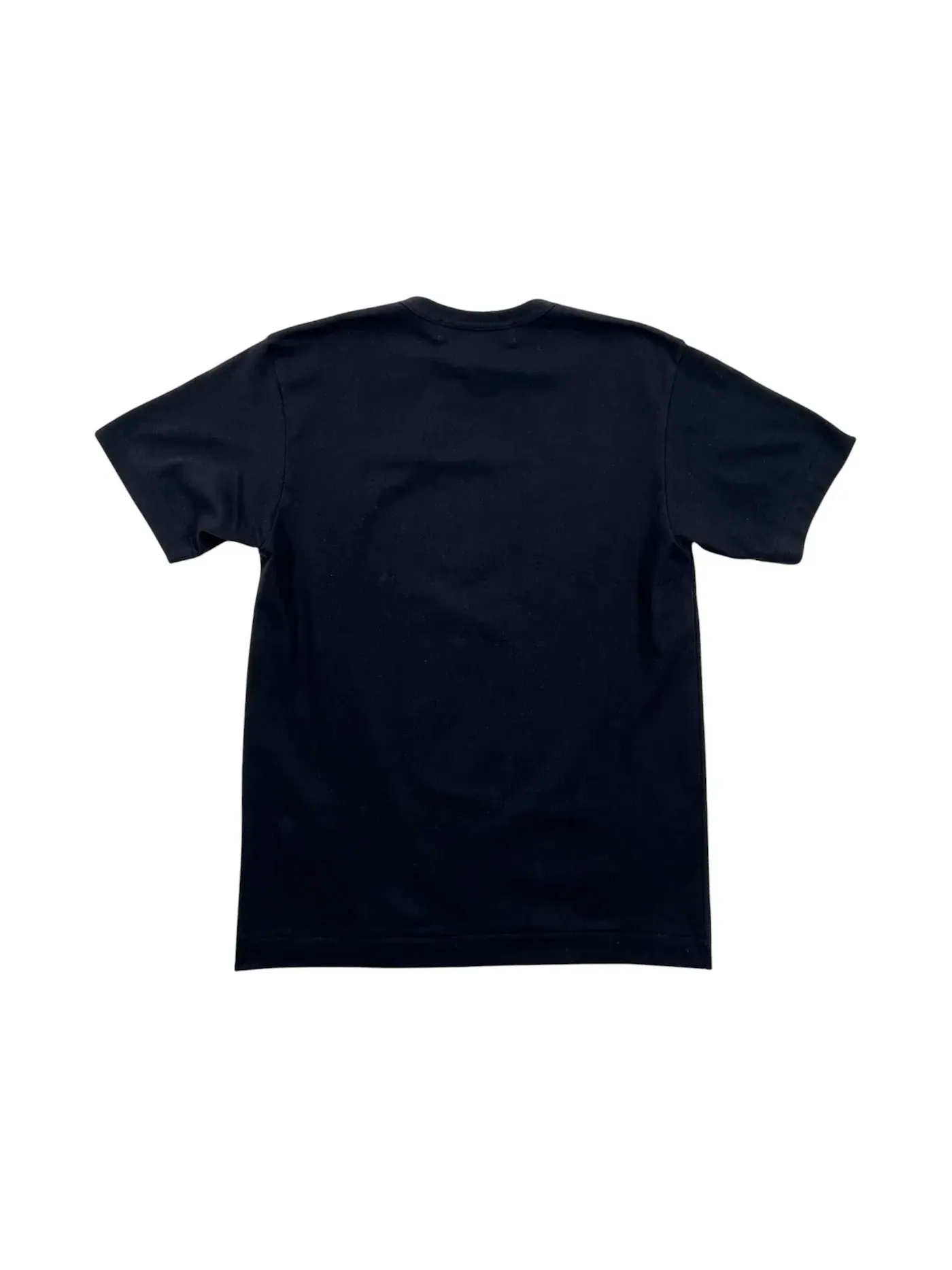 Унисекс футболка с принтом Red Heart Comme des Garcons PLAY — изображение 2 из 2, черный