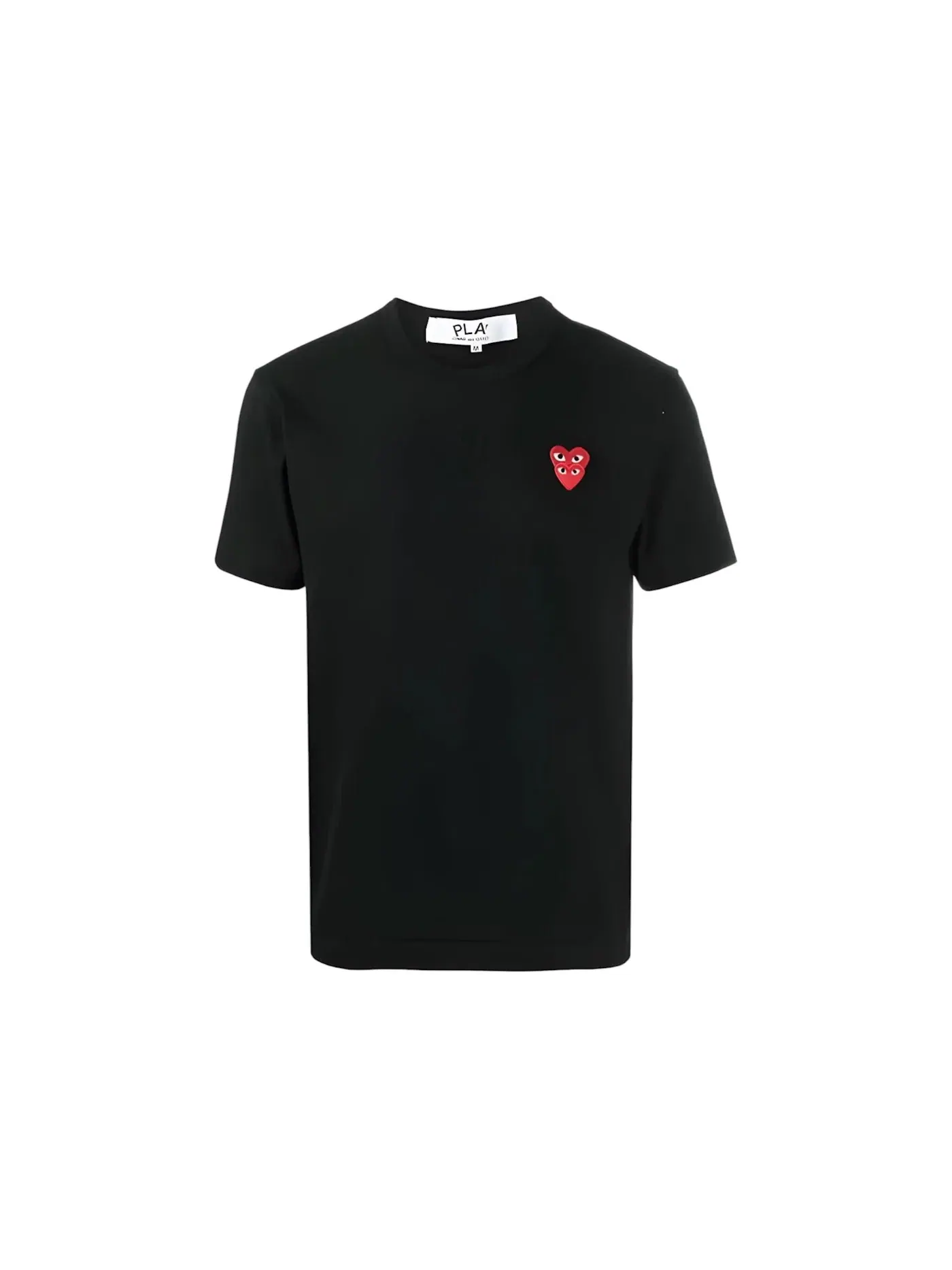Мужская футболка с принтом Comme des Garcons PLAY T-shirt — изображение 1 из 2, черный