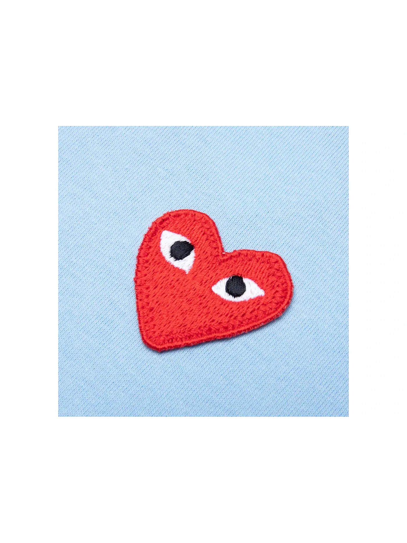 Футболка с принтом T-shirt Comme des Garcons PLAY — изображение 2 из 2, синий