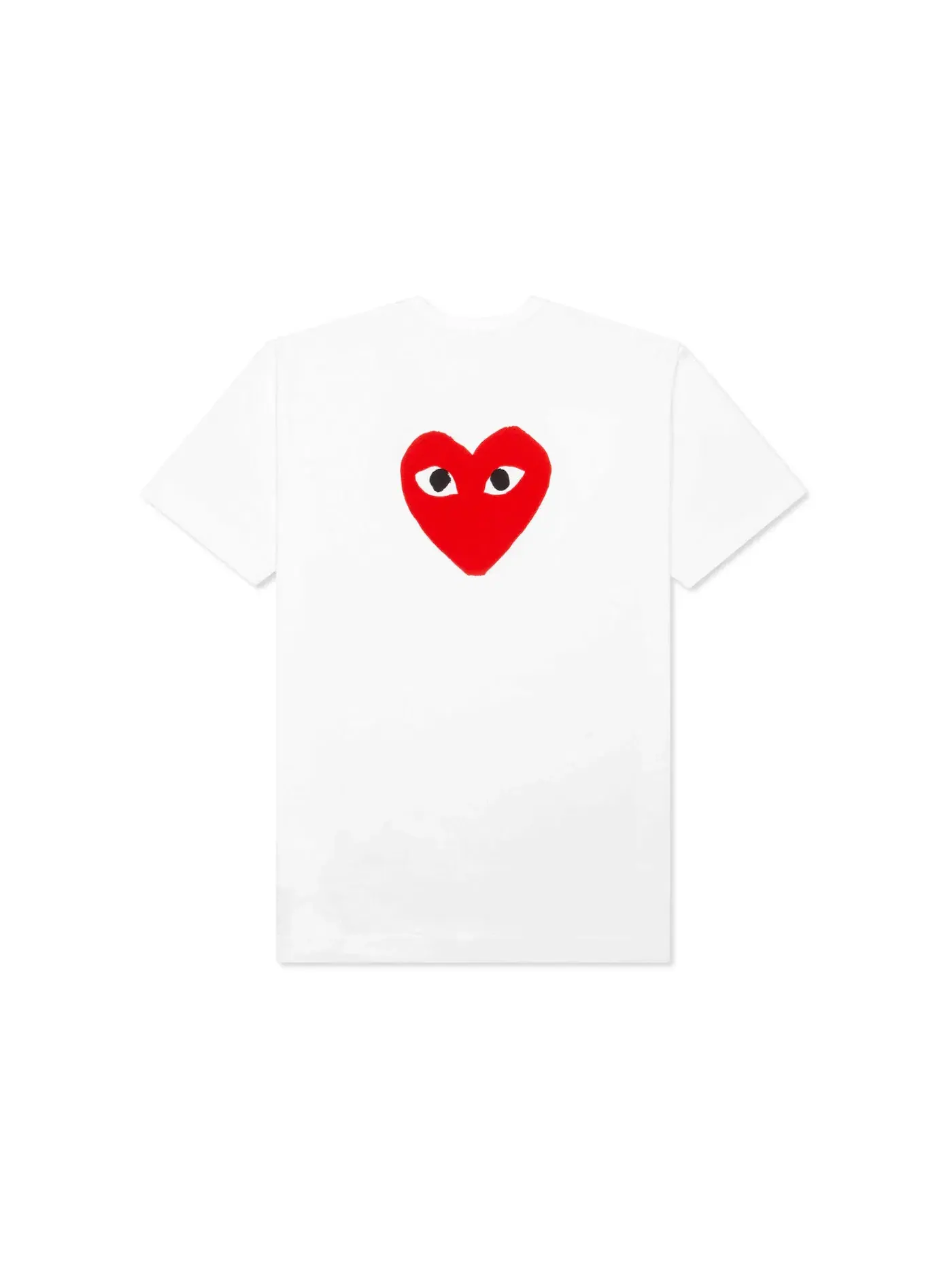 Футболка с принтом Comme des Garcons PLAY — изображение 2 из 3, белый