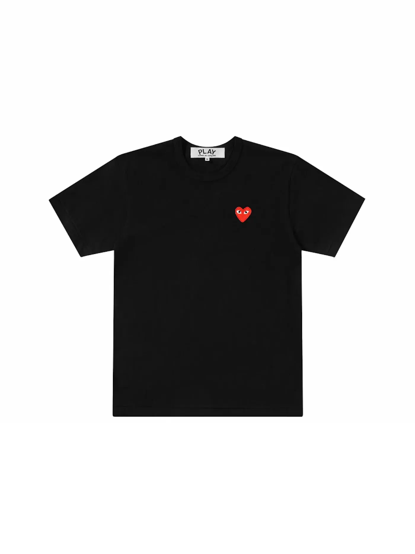 Футболка с вышивкой Comme des Garcons PLAY — изображение 1 из 1, черный