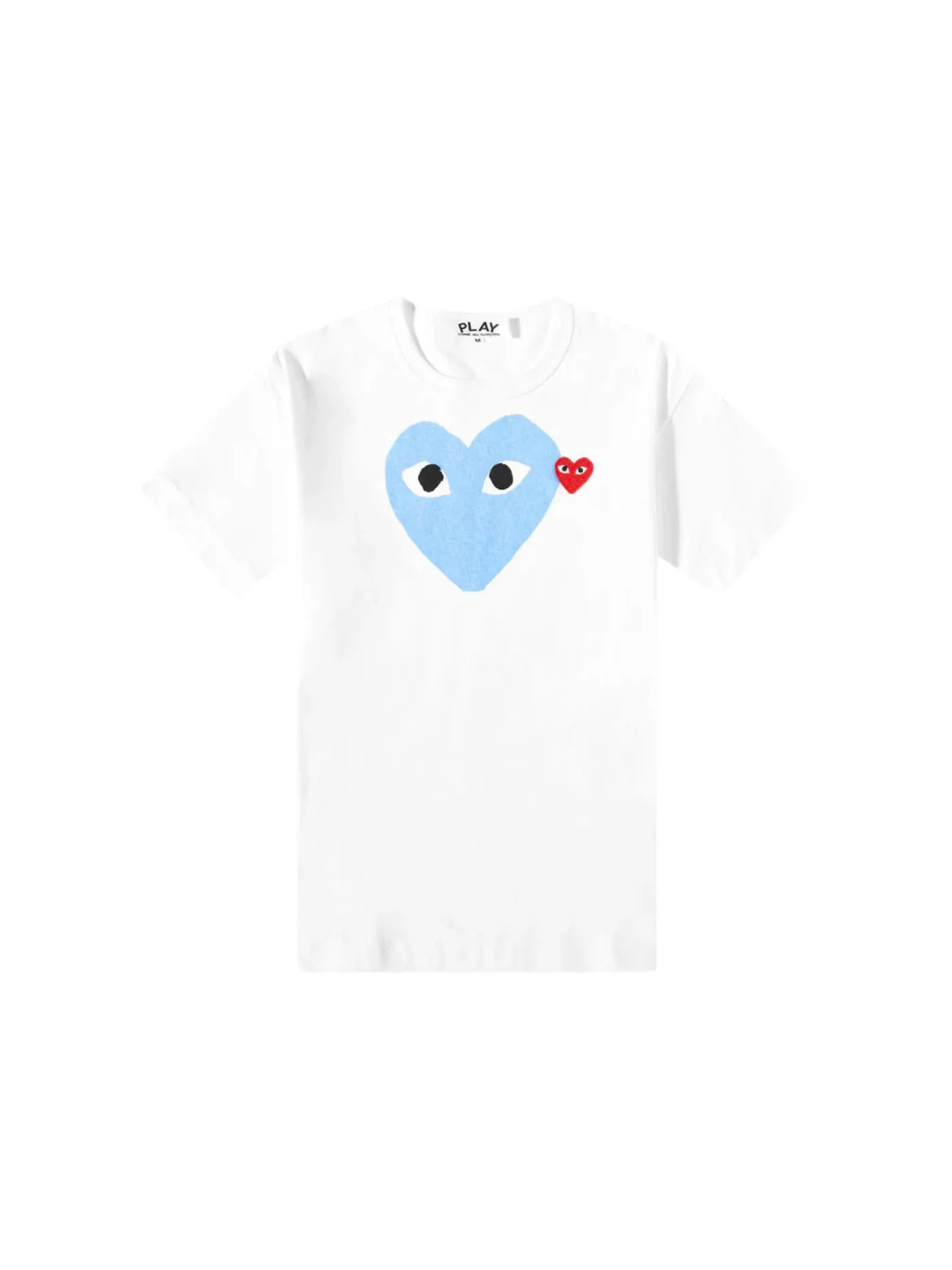 Унисекс футболка с принтом Red Heart Colour Tee Comme des Garcons PLAY — изображение 1 из 1