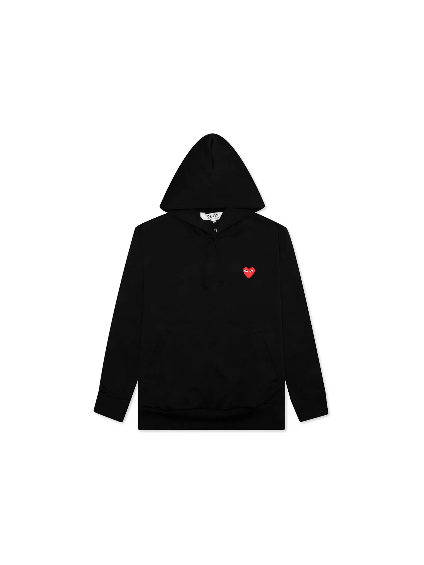 Унисекс худи с принтом Comme des Garcons PLAY Hoodie — изображение 1 из 2, черный