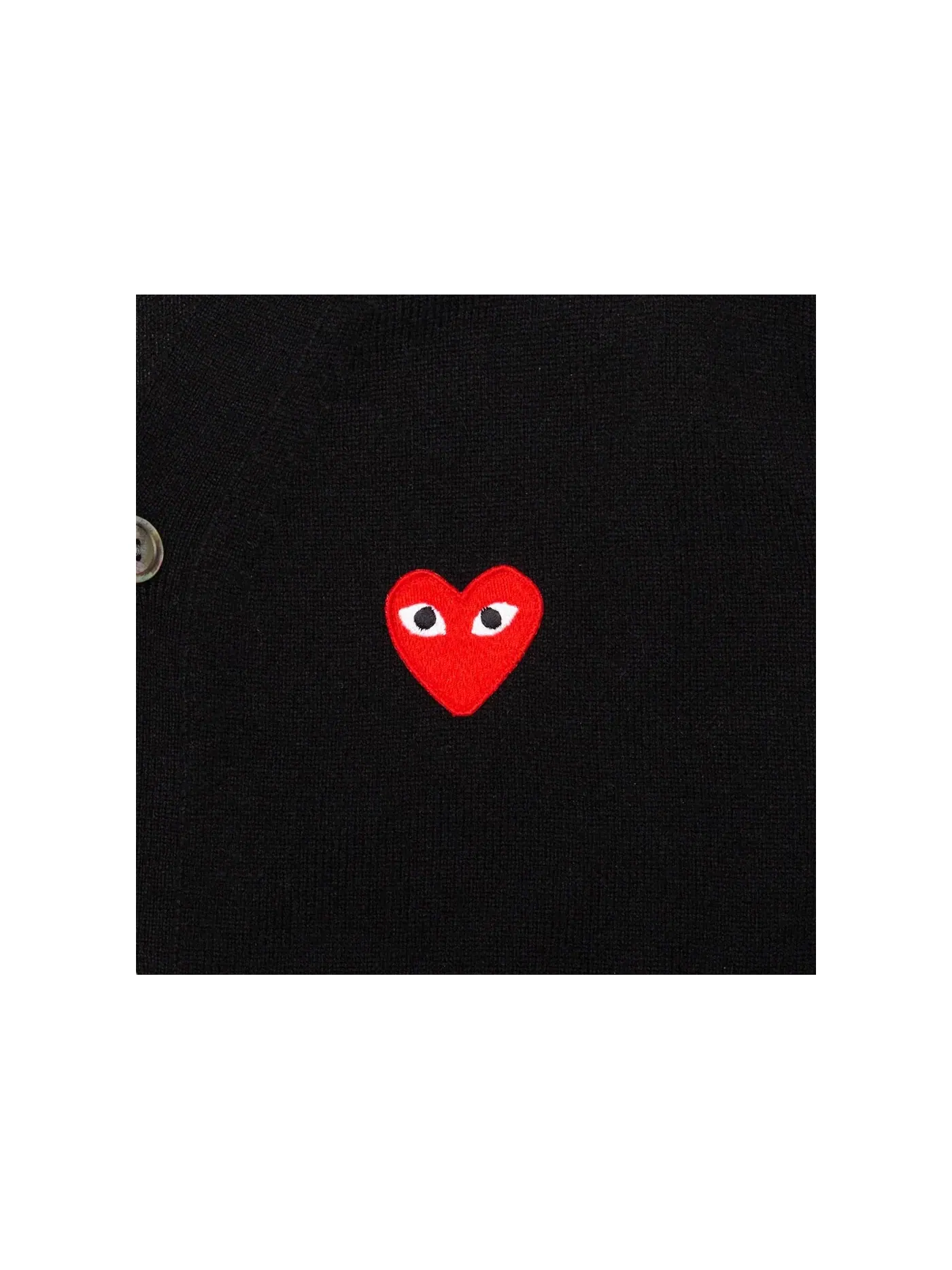 Свитер с принтом Sweater Comme des Garcons PLAY — изображение 2 из 2, черный