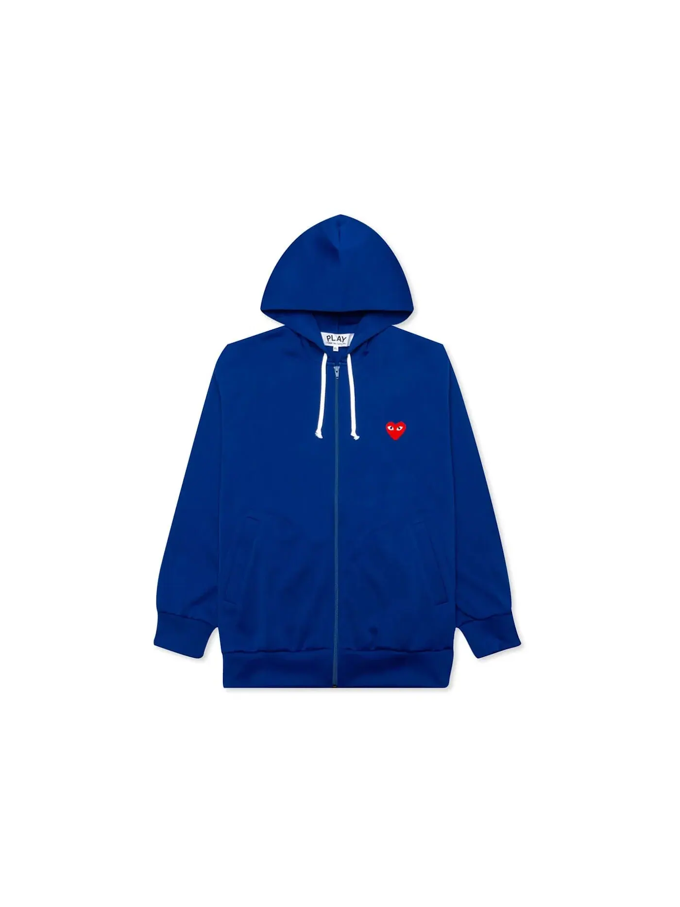 Унисекс худи с принтом Red Heart Comme des Garcons PLAY — изображение 1 из 2, темно-синий
