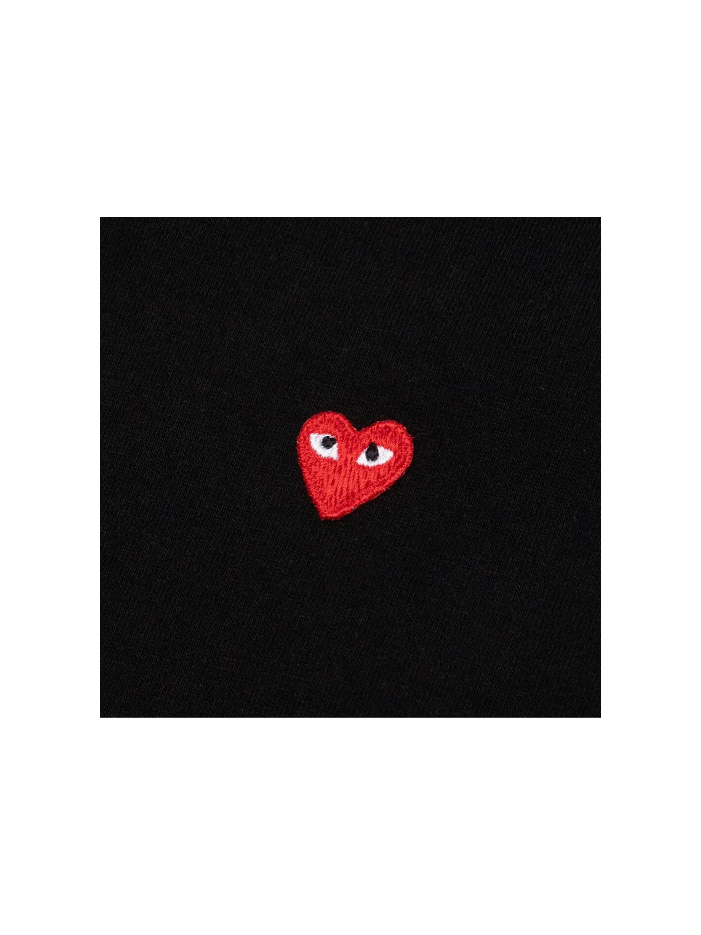 Детская футболка с длинным рукавом Comme des Garcons PLAY — изображение 2 из 2, черный