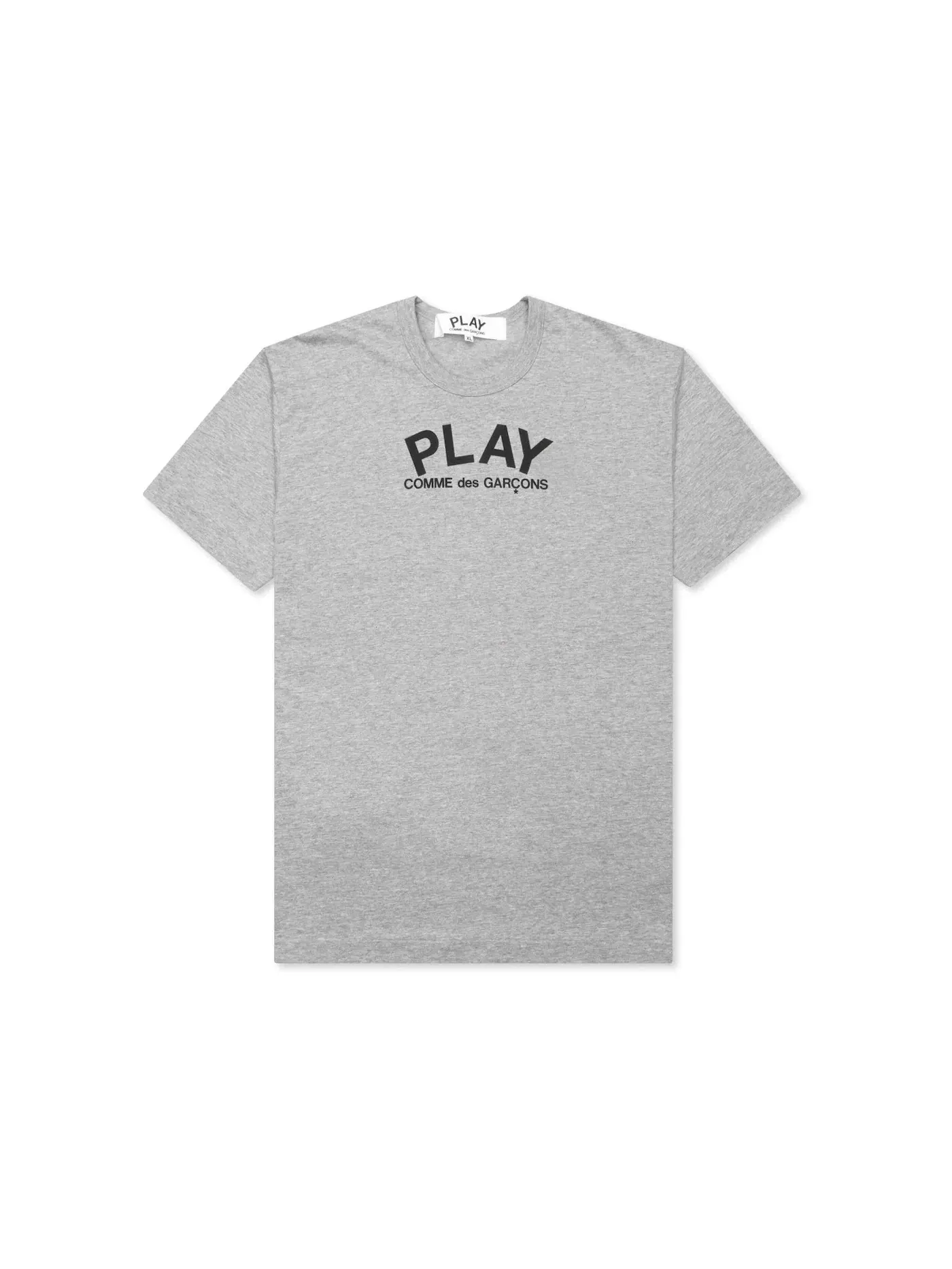 Детская футболка с принтом Small Text Comme des Garcons PLAY — изображение 1 из 3, серый