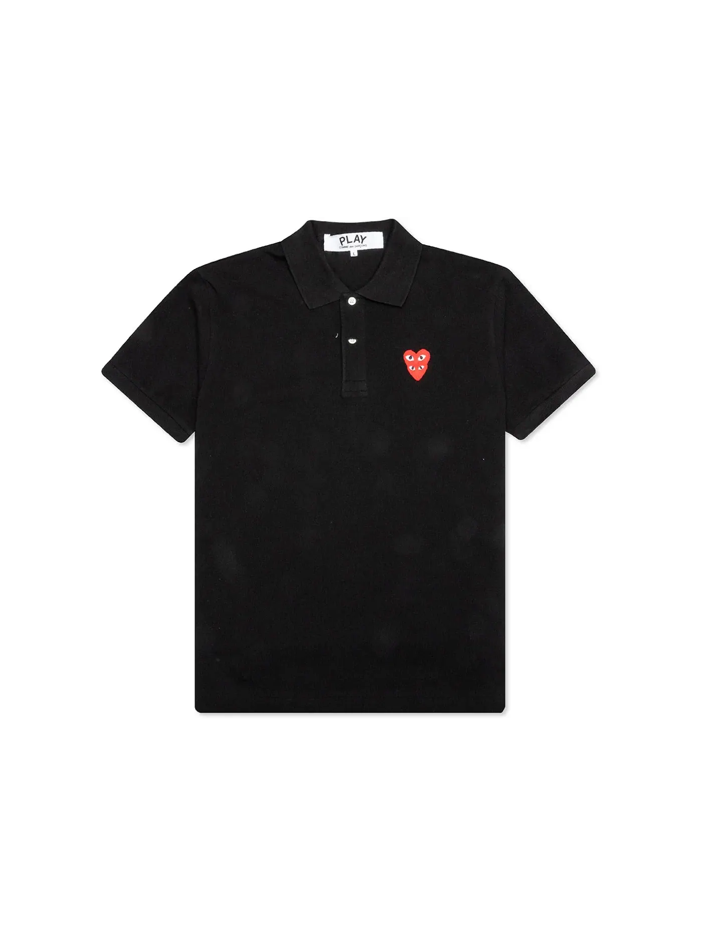 Унисекс поло Comme des Garcons PLAY — изображение 1 из 2, черный