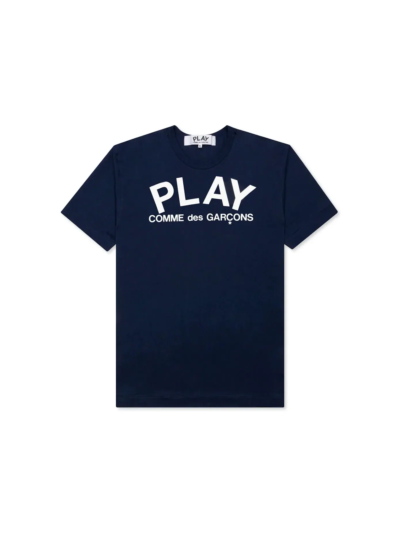 Футболка без рукавов Comme des Garcons PLAY T-shirt — изображение 1 из 2, темно-синий