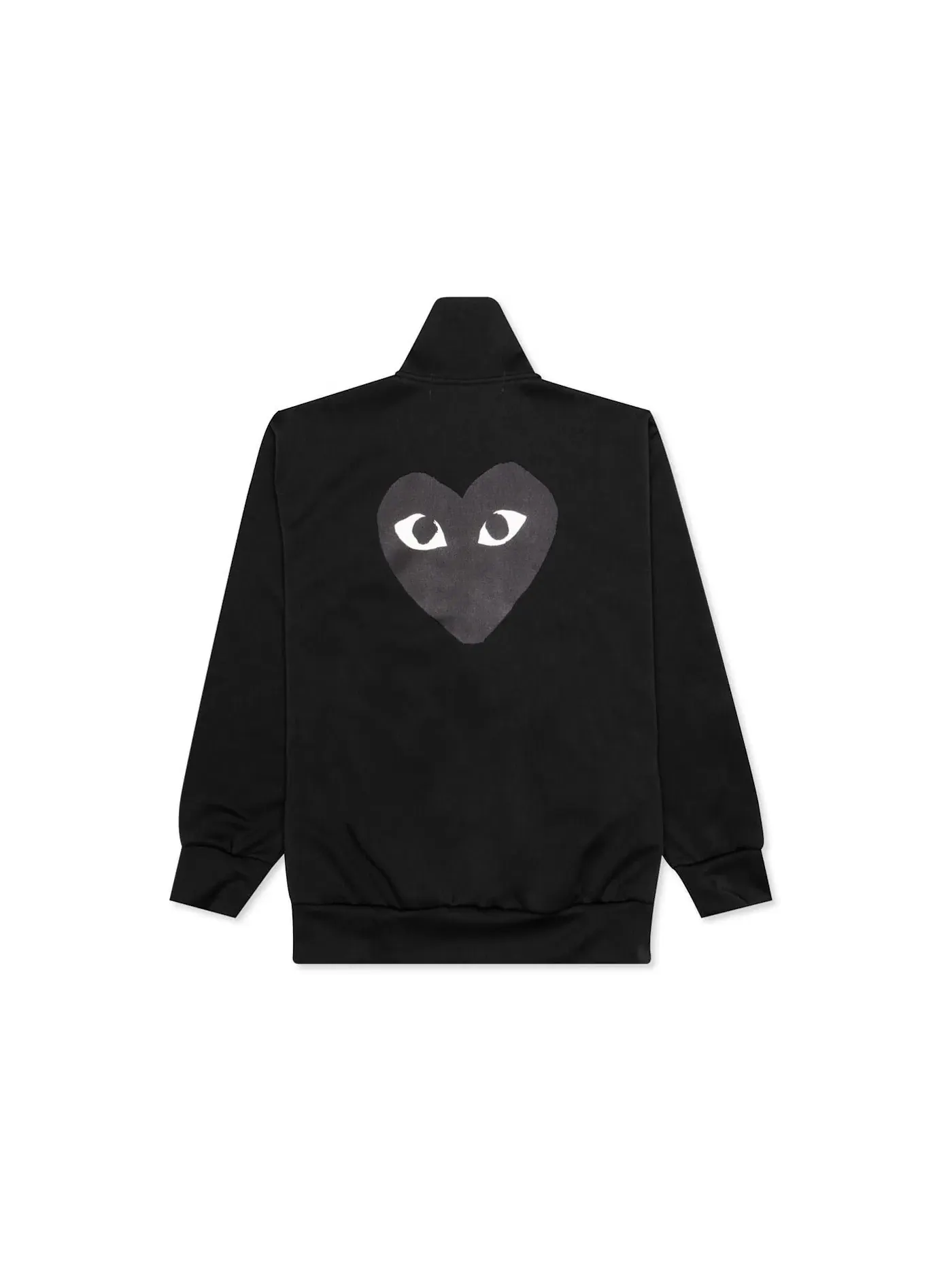 Женская толстовка с капюшоном с принтом Big Black Heart Comme des Garcons PLAY — изображение 2 из 3, черный