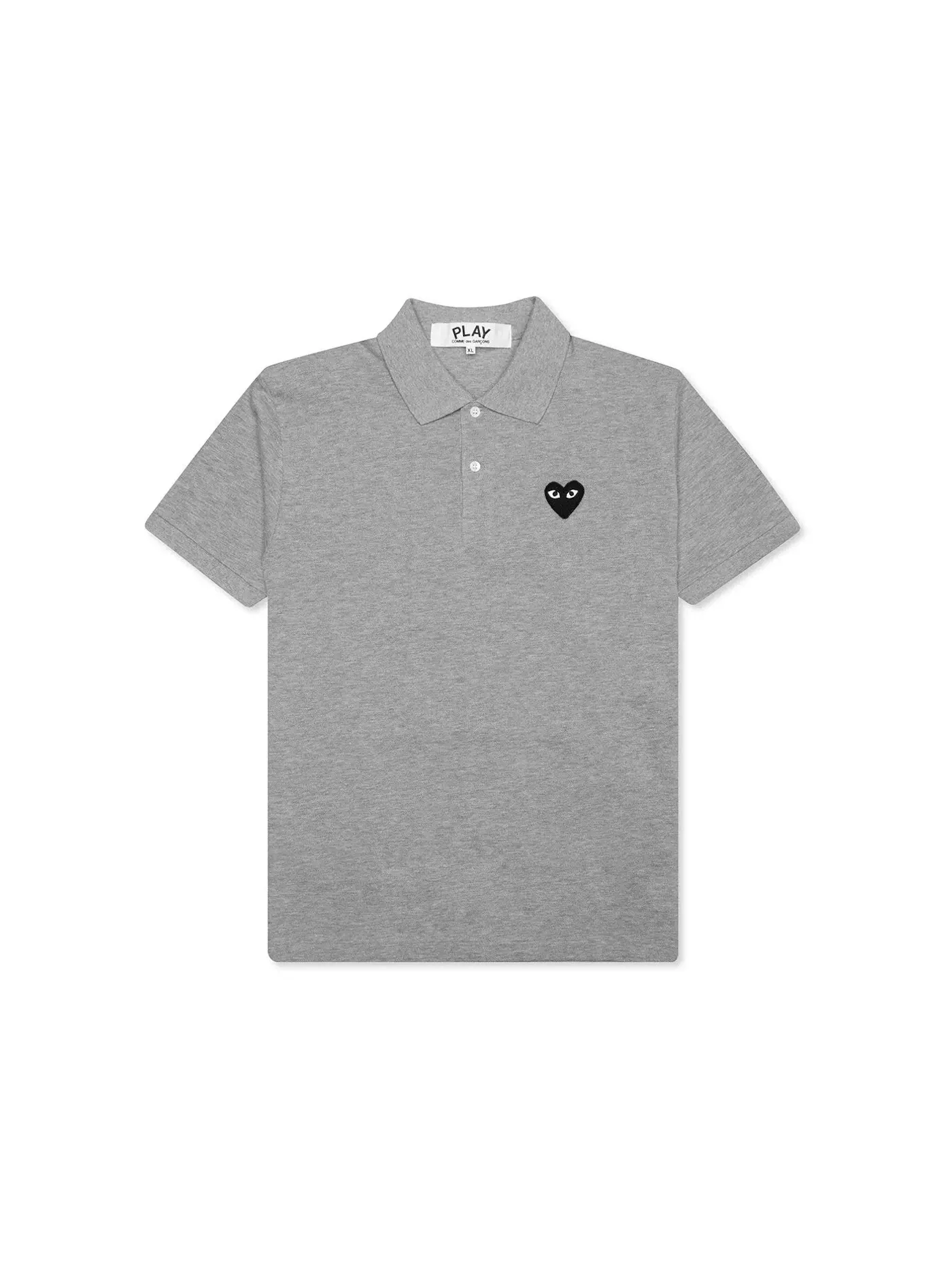 Женское поло с эмблемой Comme des Garcons PLAY — изображение 1 из 2, серый