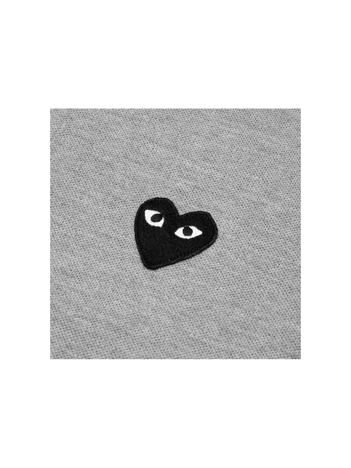 Женское поло с эмблемой Comme des Garcons PLAY — изображение 2 из 2, серый