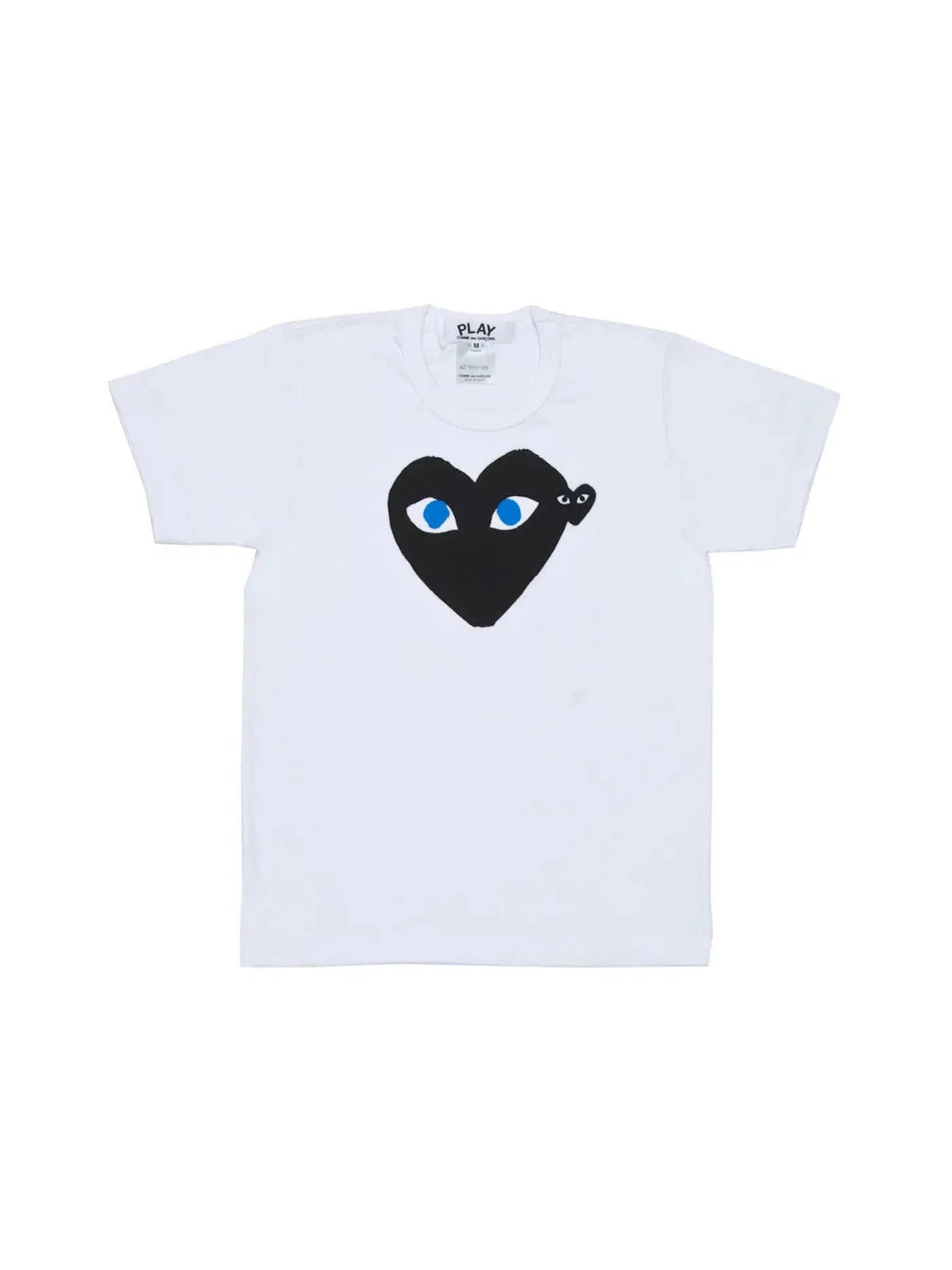 Женская футболка с принтом T-shirt Comme des Garcons PLAY — изображение 1 из 1, белый