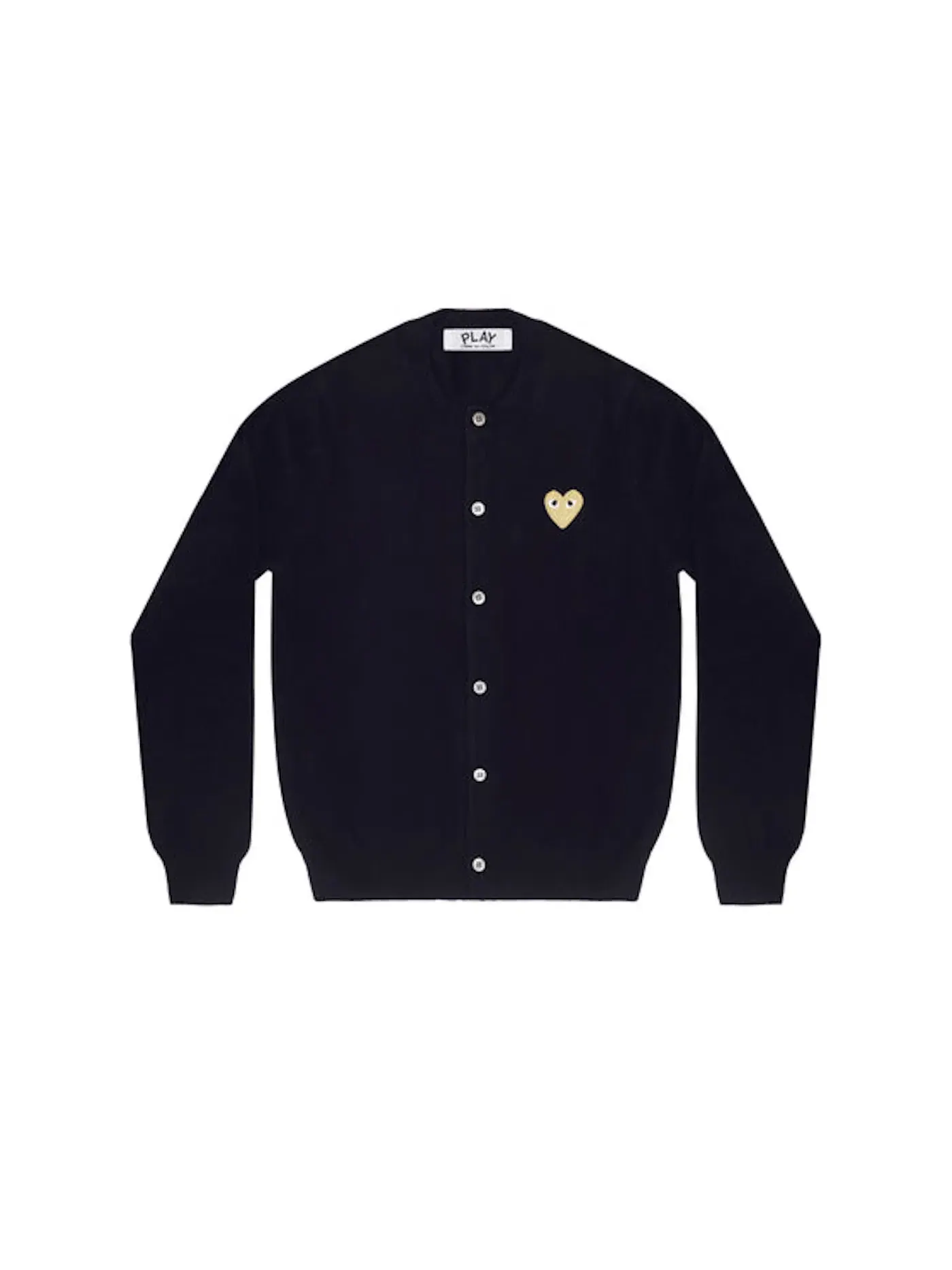 Женский кардиган с принтом Sweater Comme des Garcons PLAY — изображение 1 из 1, темно-синий
