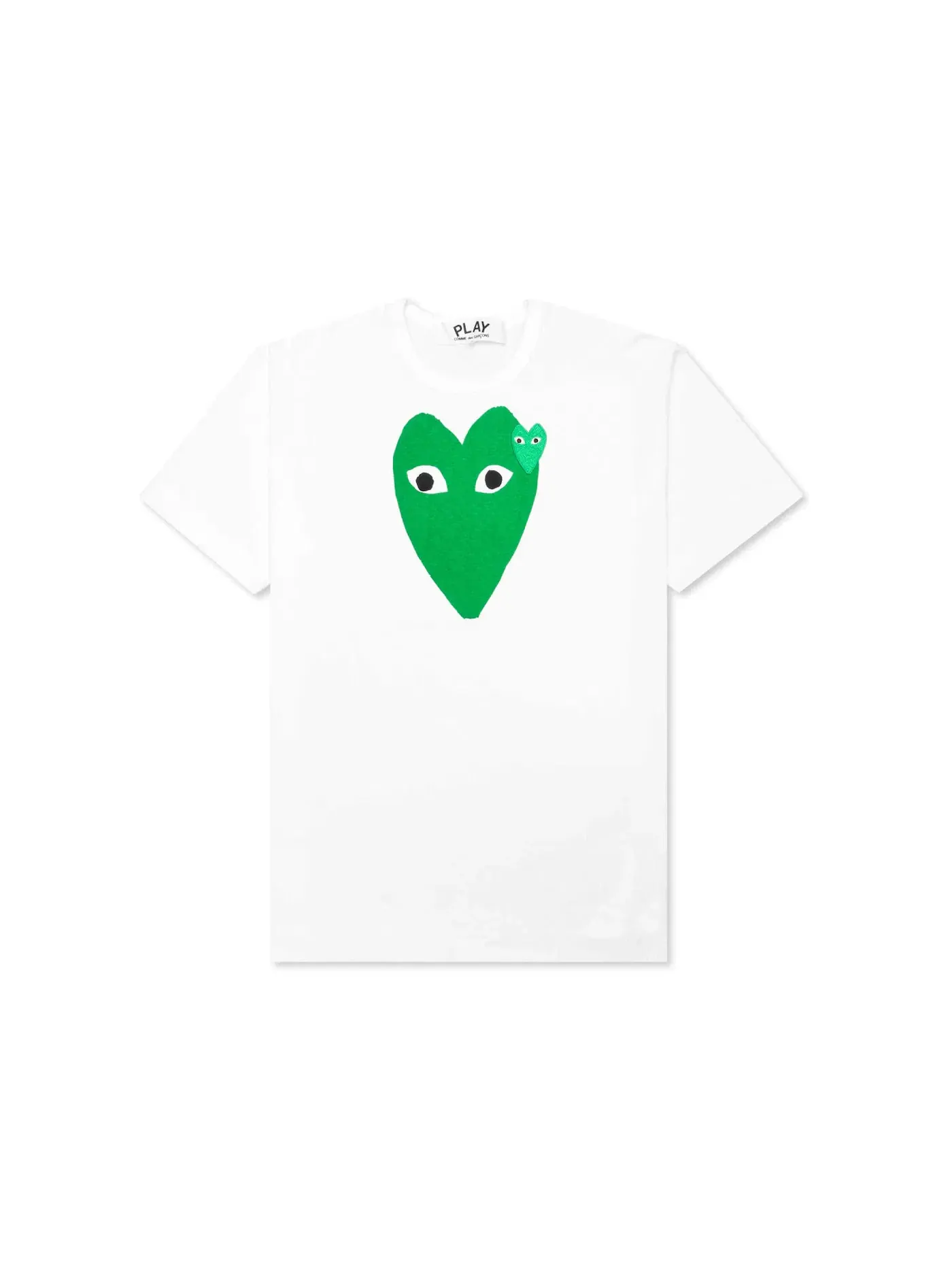 Женская футболка с принтом T-shirt Comme des Garcons PLAY — изображение 1 из 2, белый