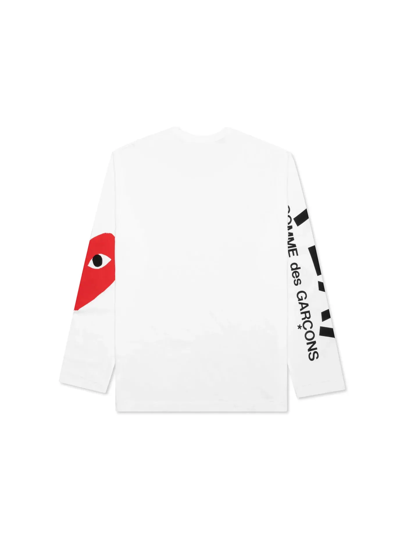 Женская футболка с длинным рукавом Comme des Garcons PLAY — изображение 2 из 3, белый