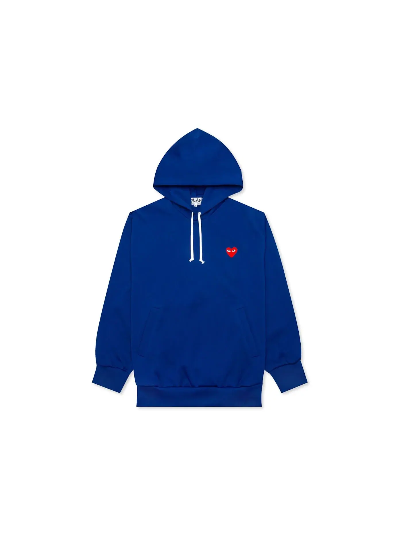 Женская худи с принтом Comme des Garcons PLAY Hoodie — изображение 1 из 2, темно-синий